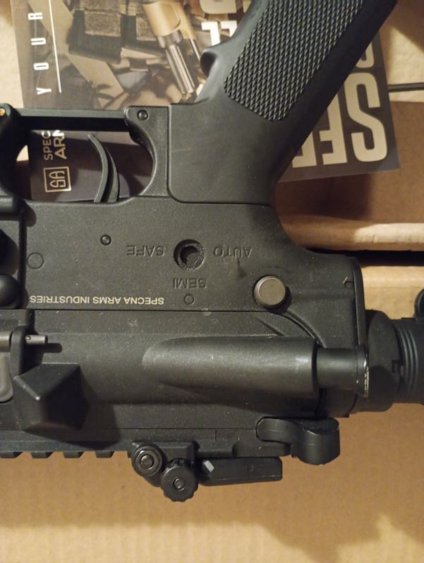 AEG Specna Arms SA-F01 Flex Gate X-ASR - Black + magazynek