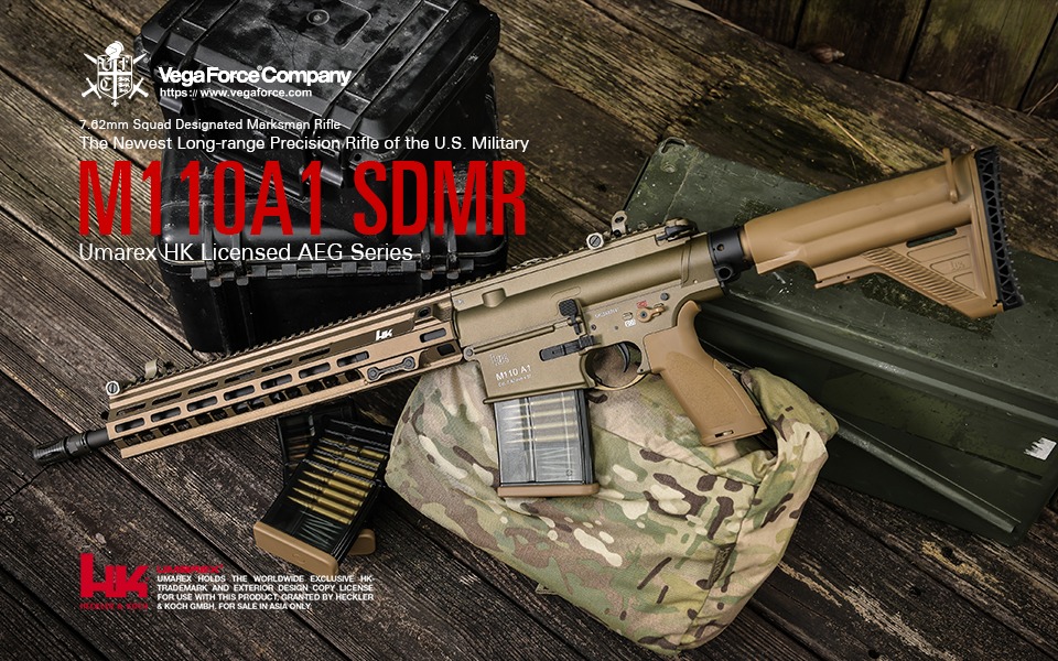 M110a1 Sdmr Airsoft Version Of The Us Army Rifle Wmasg Airsoft And Guns