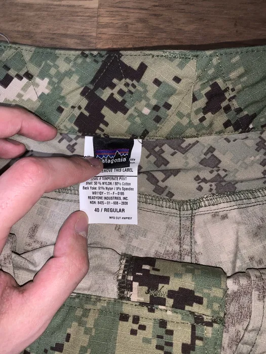 Spodnie Patagonia pants lvl 9 AOR 2 romziar 40