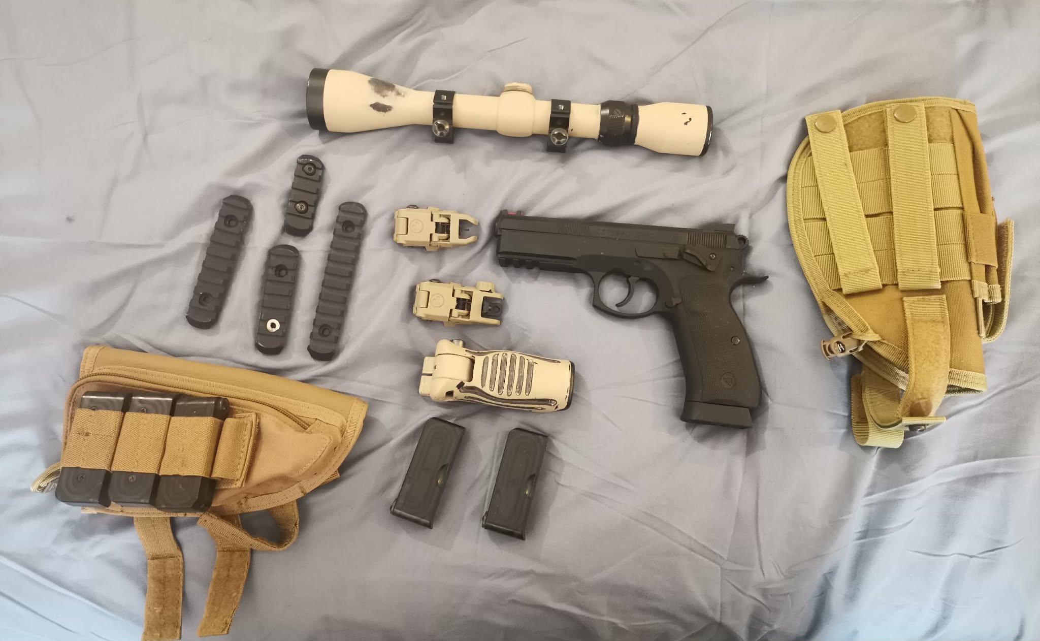 CYMA CM.513 M4 + akcesoria + CZ75 SP-01 SHADOW GNB