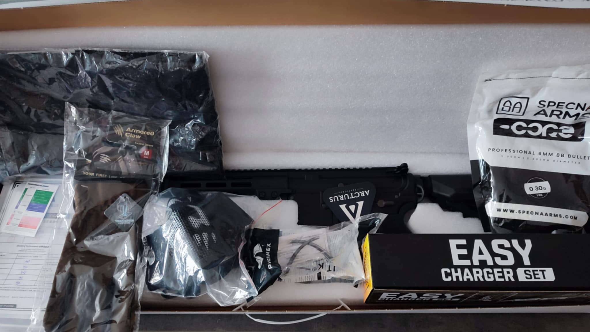 Arcturus LWT MK-I CQB 10" AEG SPORT SE™ NOWY + cały komplet dodatków NOWYCH