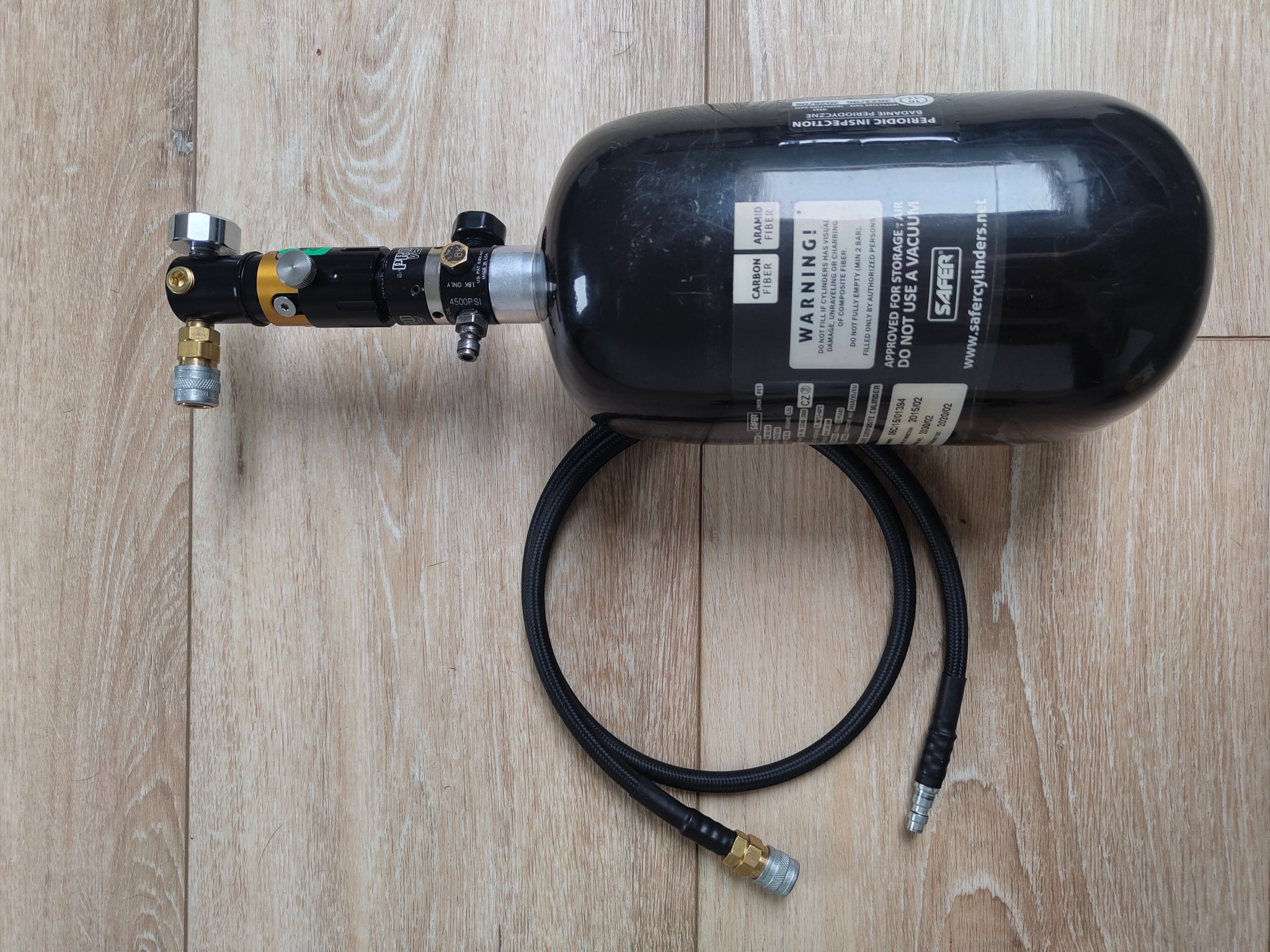 Butla hpa 1.5l 300bar carbon