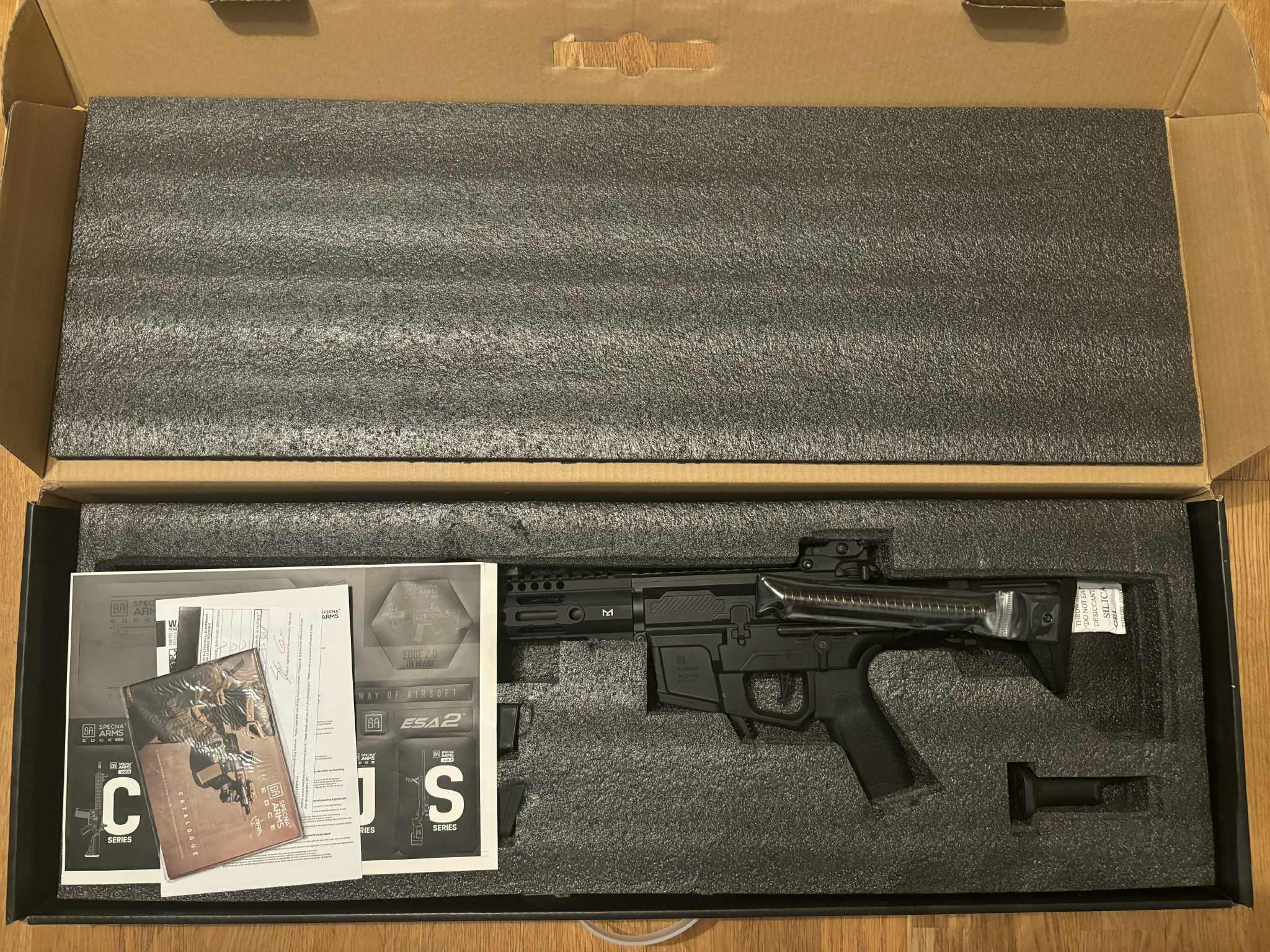 Replika pistoletu maszynowego SA-X01 EDGE 2.0 GATE ASTER - Czarny (NOWA) (Na gwarancji 2 lata)