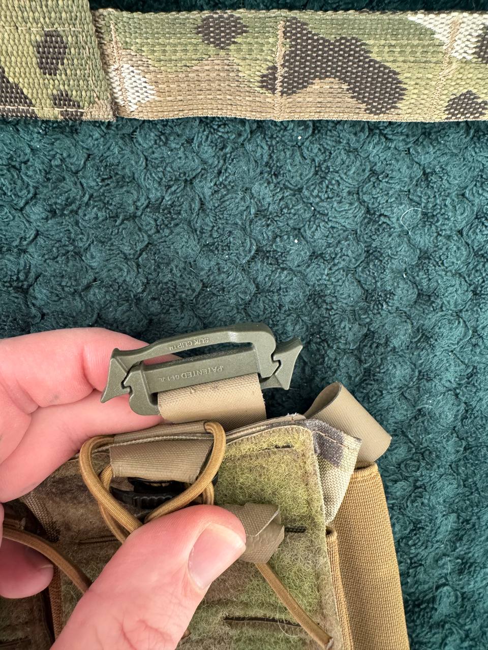 Zestaw plate carrier M-Tac Cuirass Elite Gen II (Multicam) + front flap HUSAR Hybrid Rifle Front Flap + 3× ładownice GPC Wing Pouch