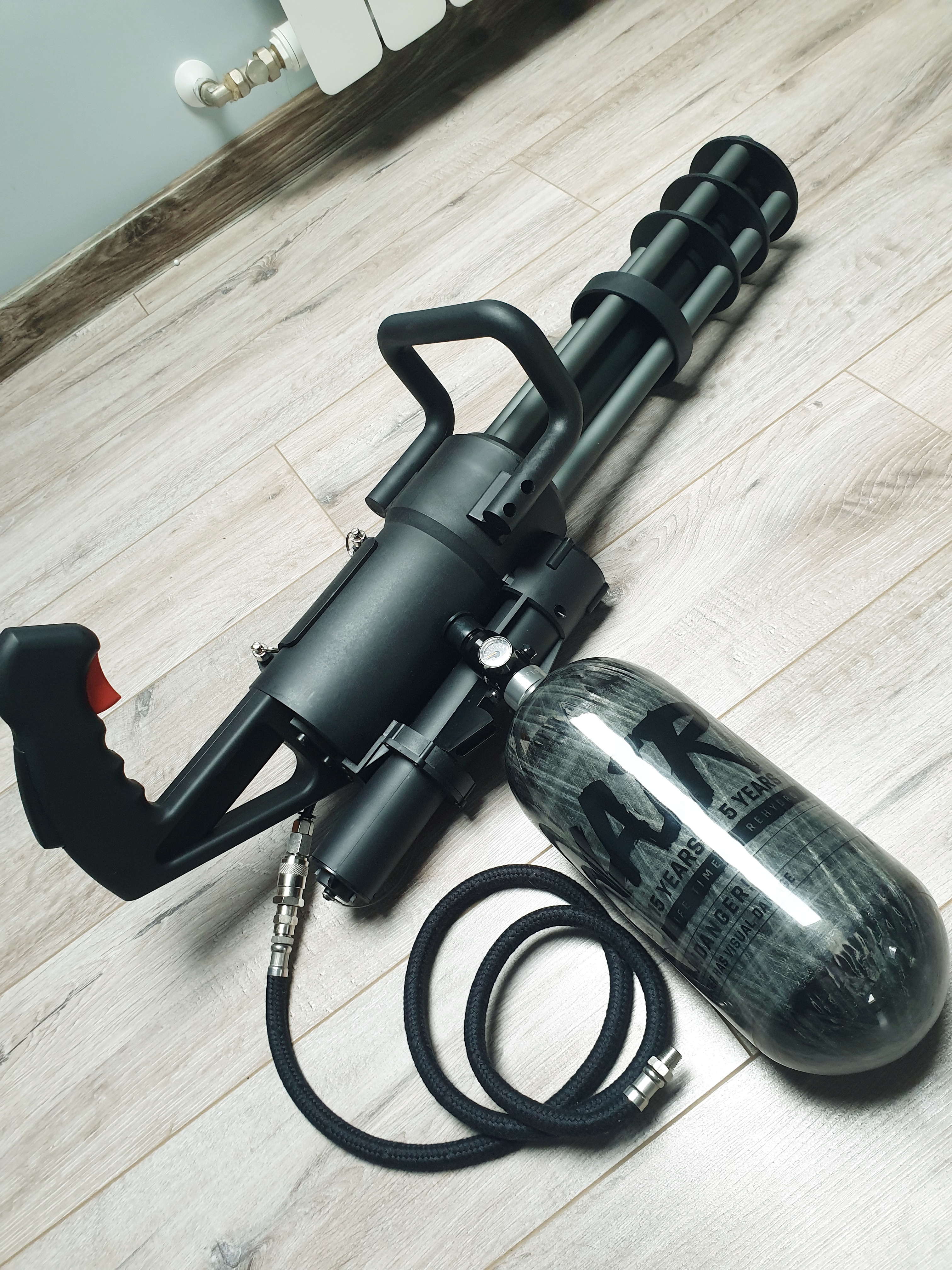 Microgun M132 butla 1.5L reduktor plus KOMPRESOR mega zestaw!