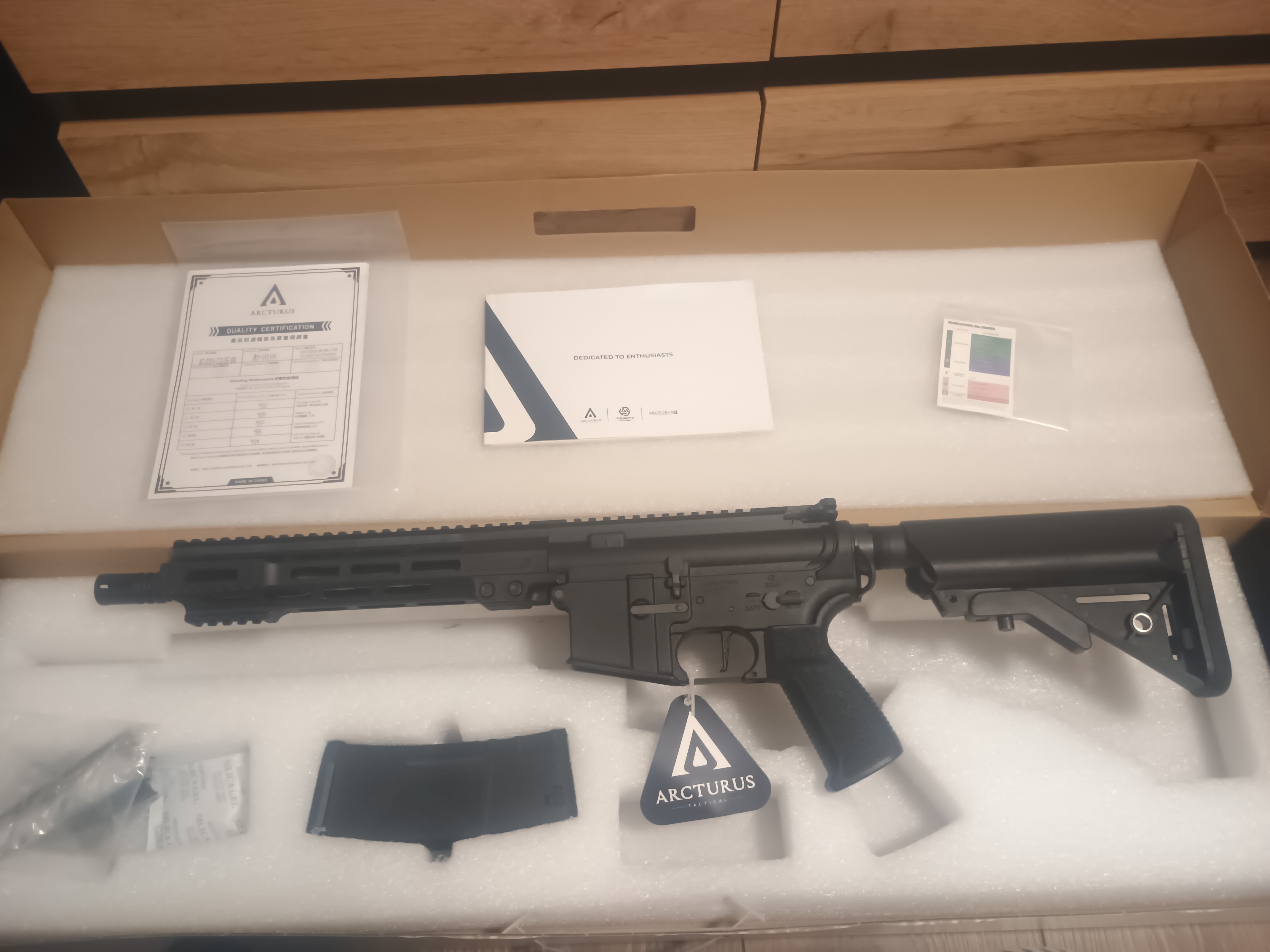 Karabinek ASG Arcturus LWT MK-I CQB 10" AEG SPORT SE™ Czarny