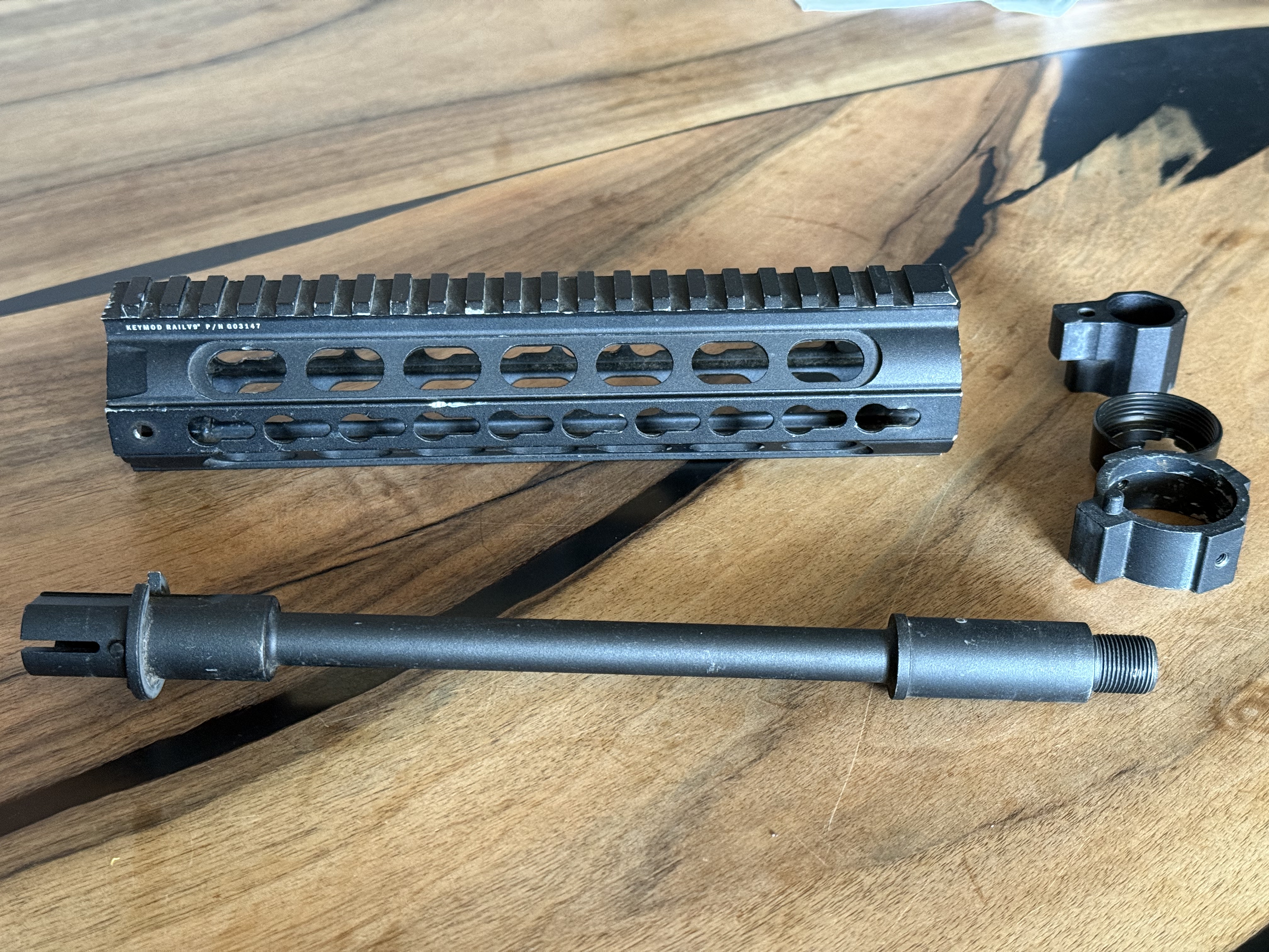Łoże i lufa zewnętrzna G&G CNC Key-LOK Warthog 9"
