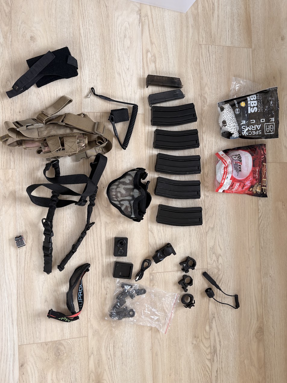 Zestaw akcesoriów do ASG