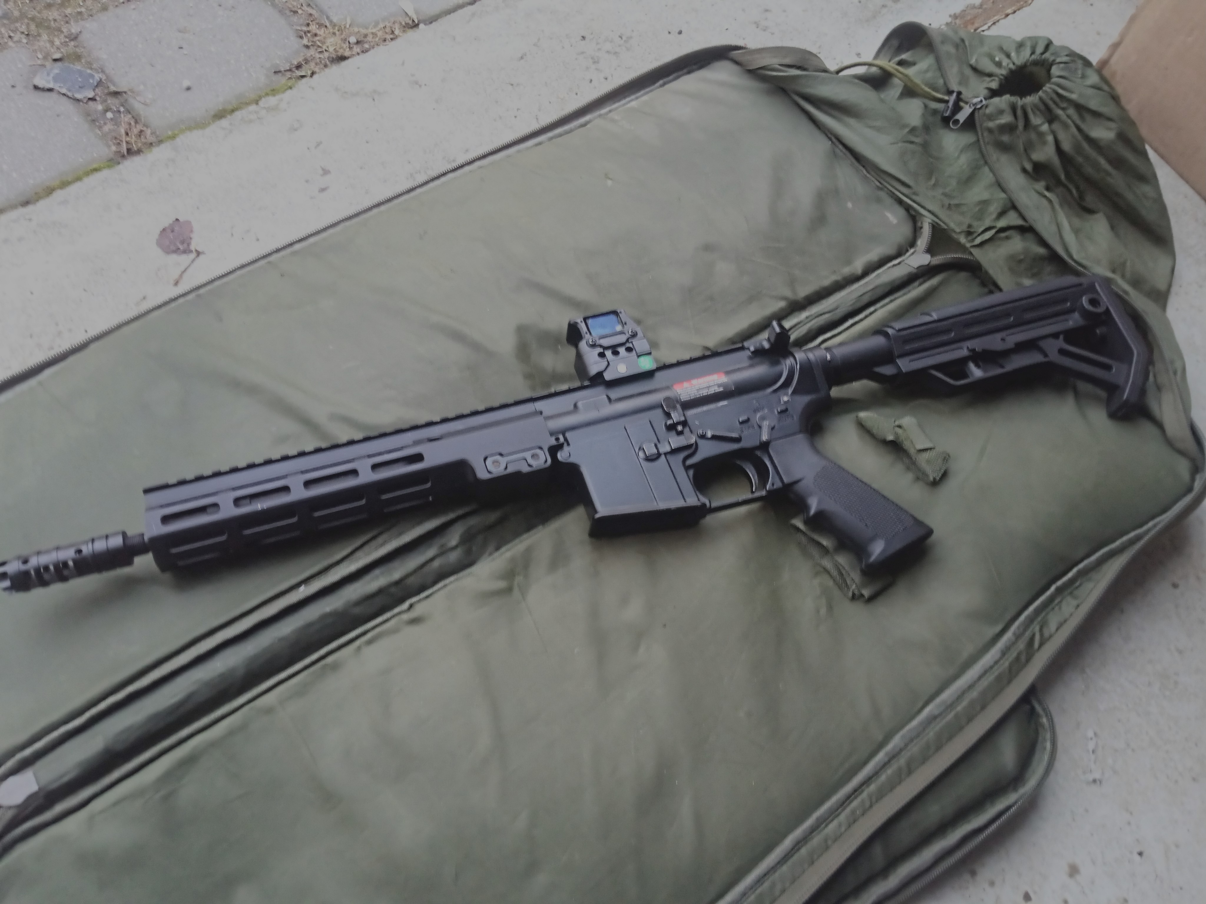 karabin GBBR BLOW BACK golden eagle + zestaw magów + celownik