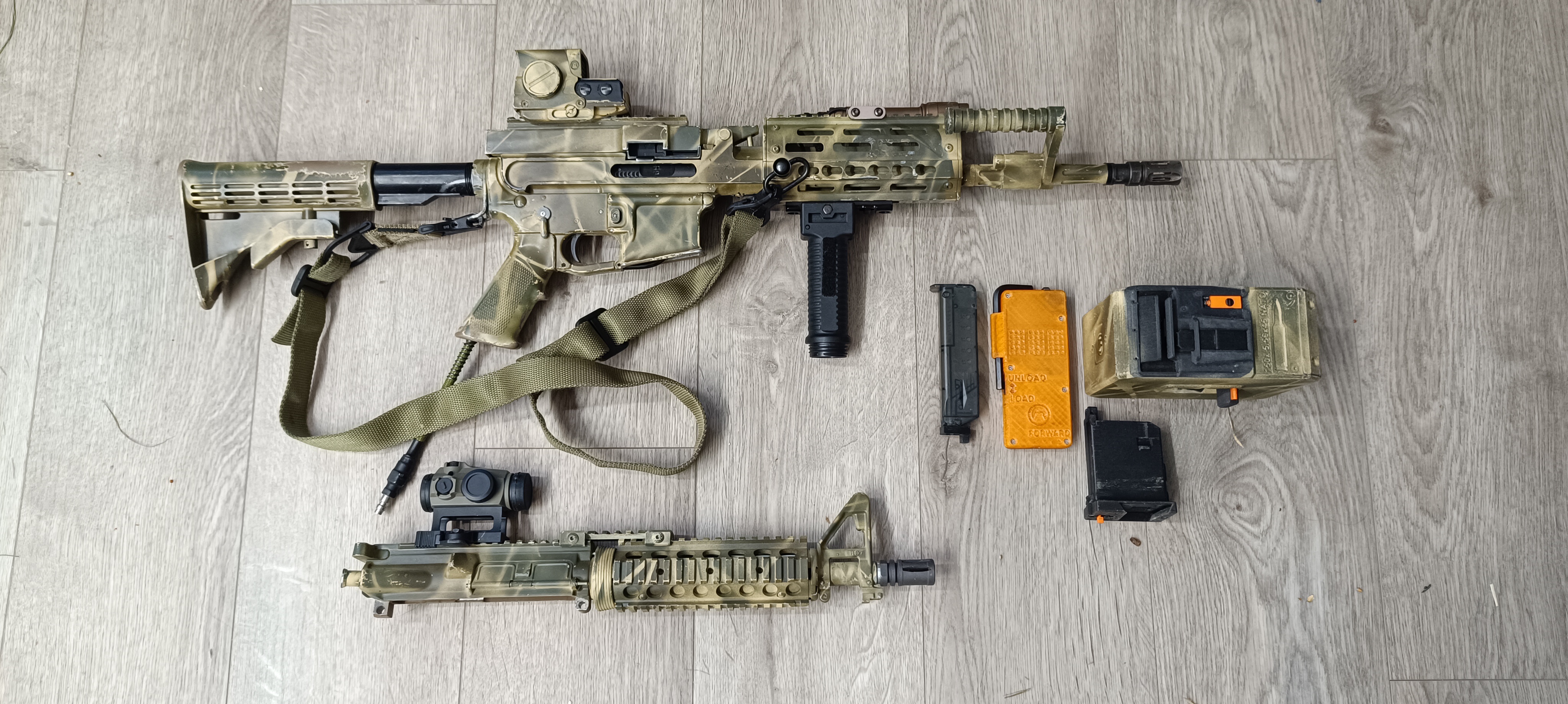 [S] M4 WE (Ra-tech) LMG GBBR HPA od Frog Engineering