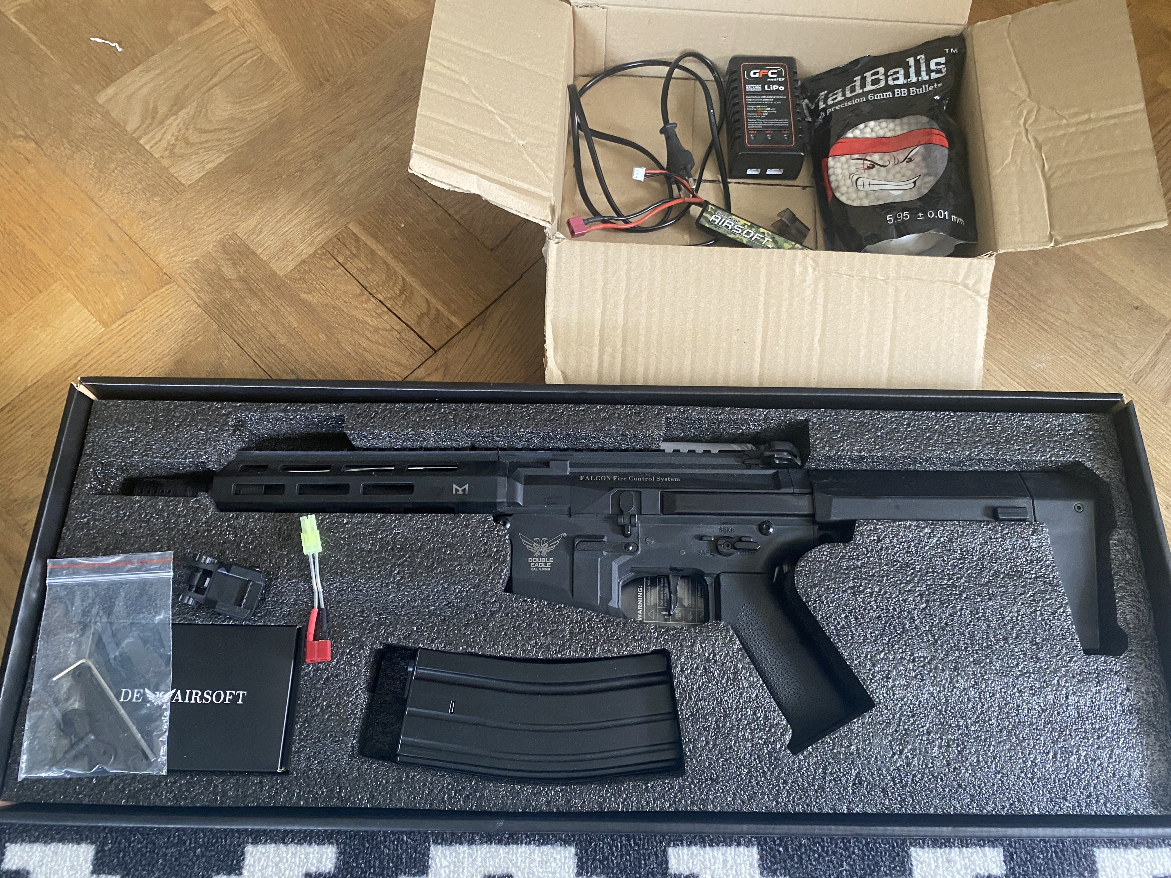 KARABINEK ASG M904G FALCON 3.0 ETU - BLACK