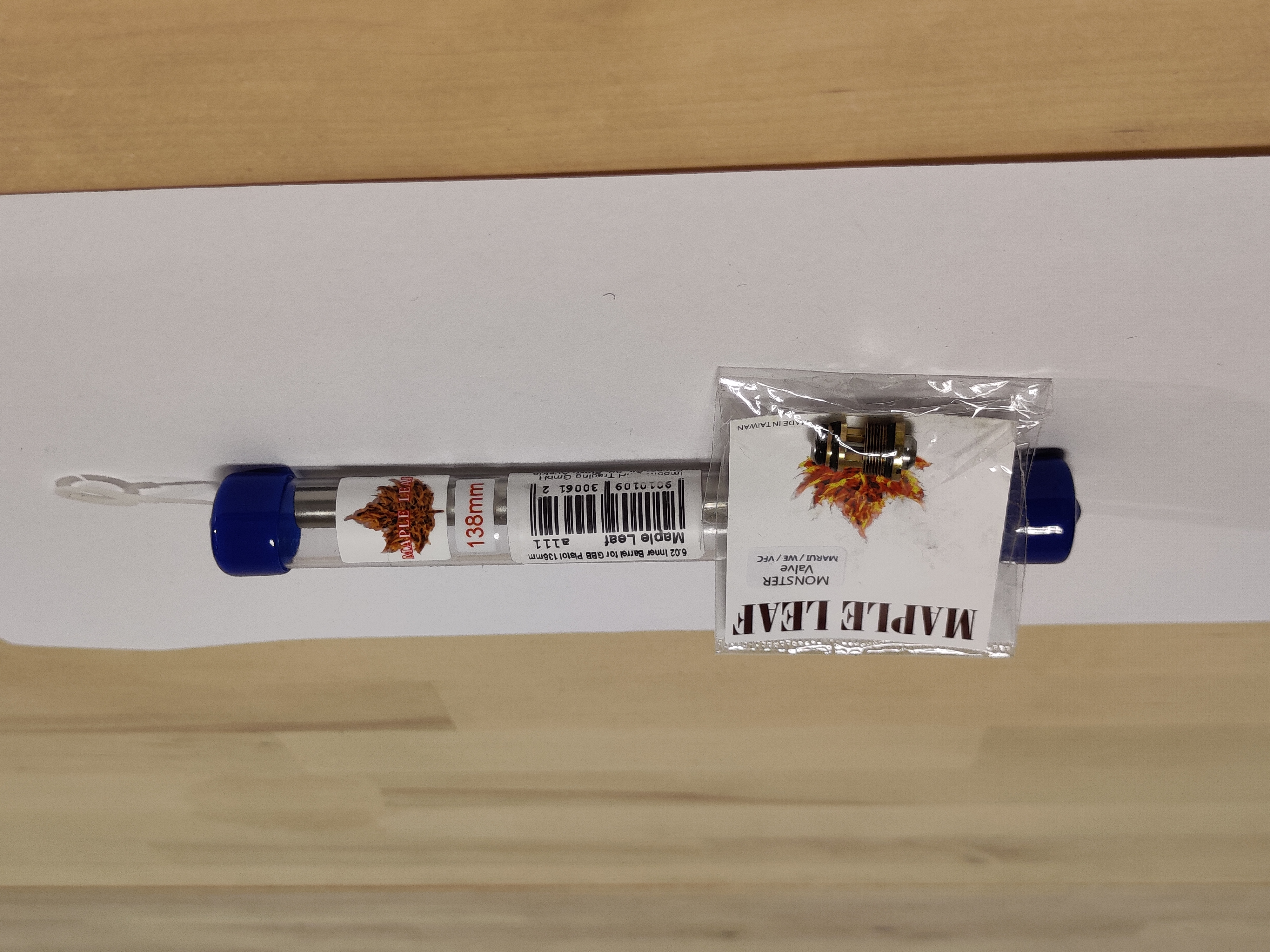 Zestaw upgrade Glock G17/G18/G19 – lufa 6.02mm, gumka hop-up, zawór (Maple Leaf)