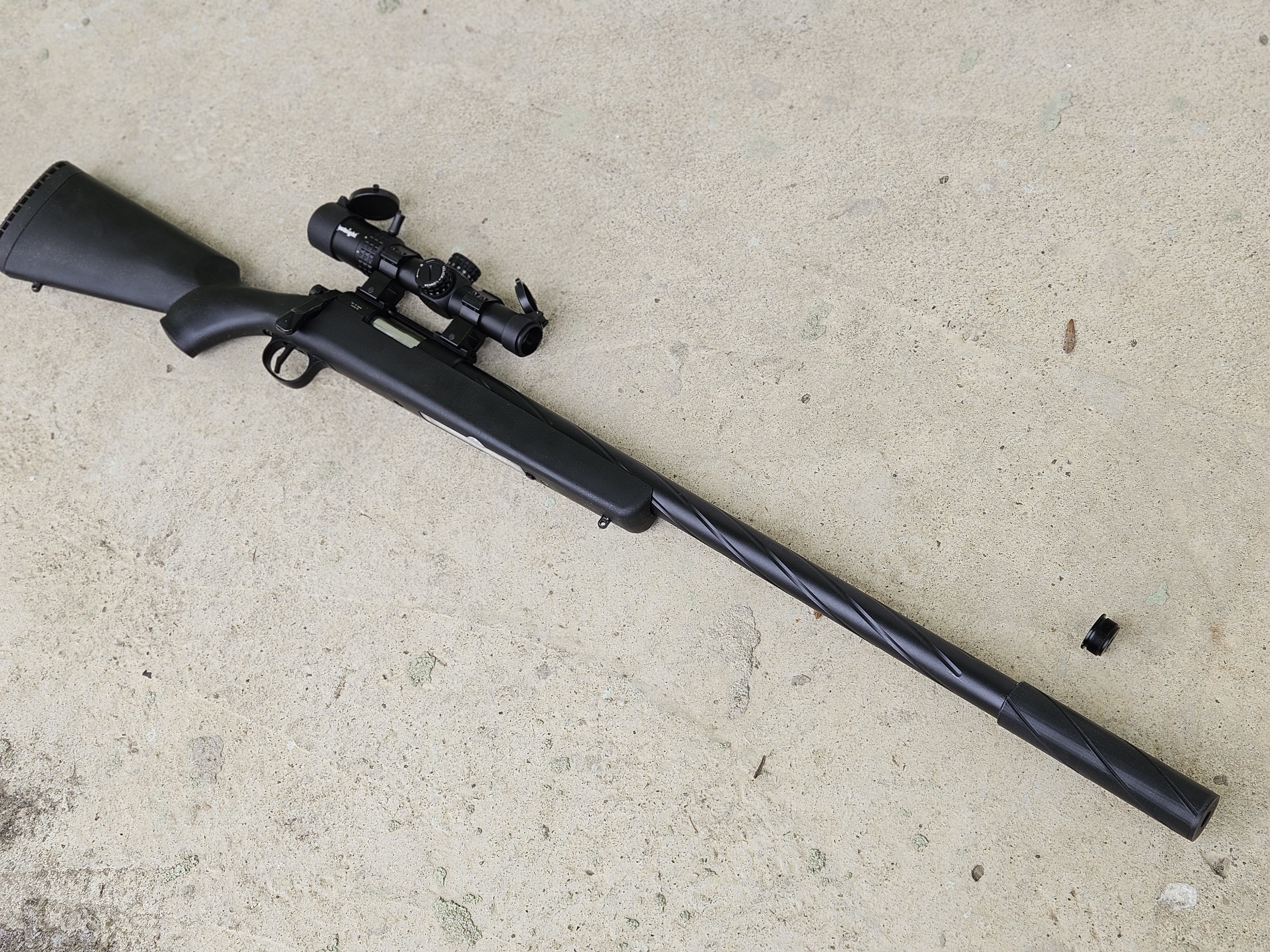 Tłumik replika Novritsch wydrukowany, druk 3D