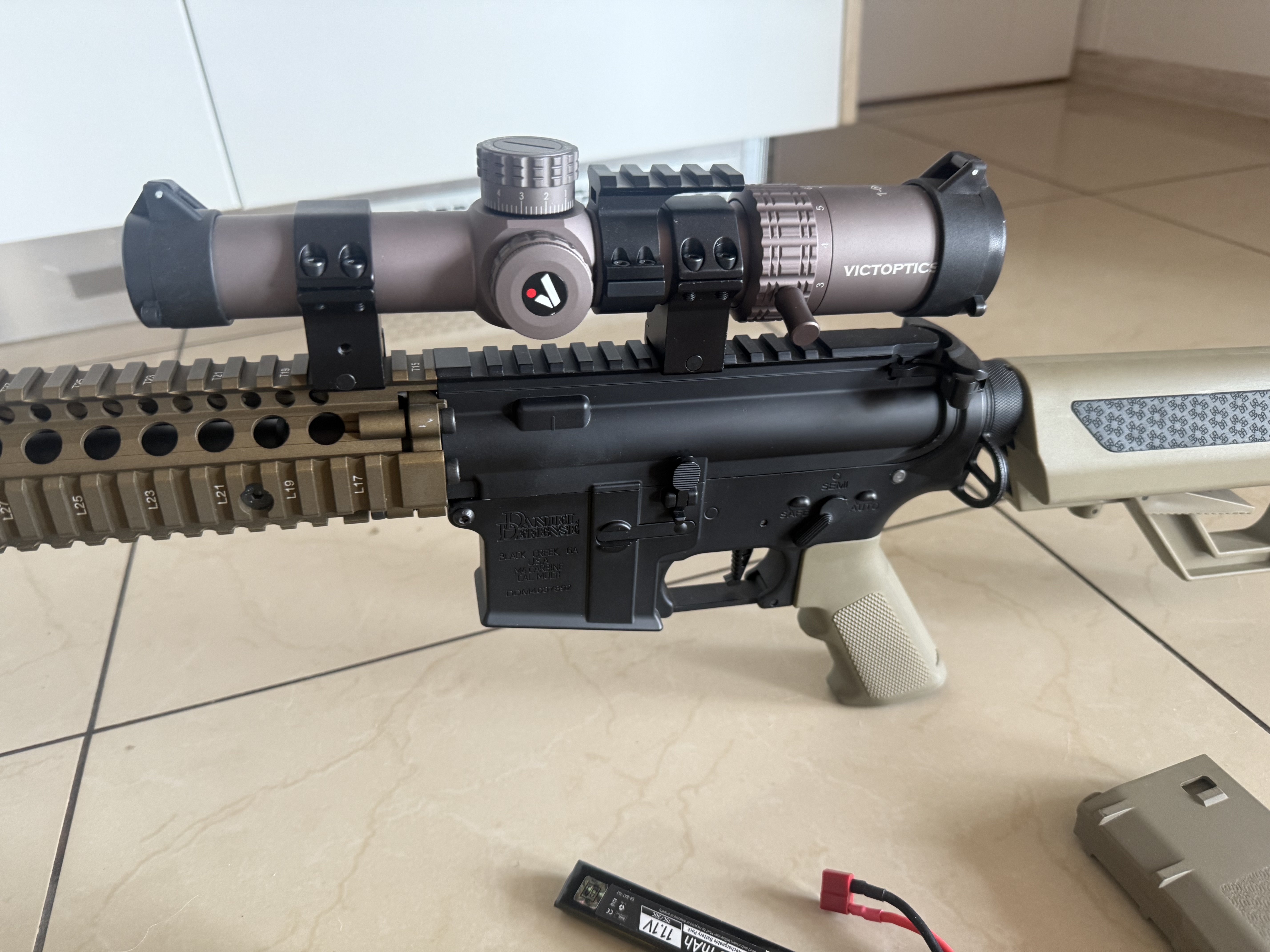 Karabin DMR na bazie ASG Specna Arms Daniel Defense® MK18 SA-P26 Prime™.