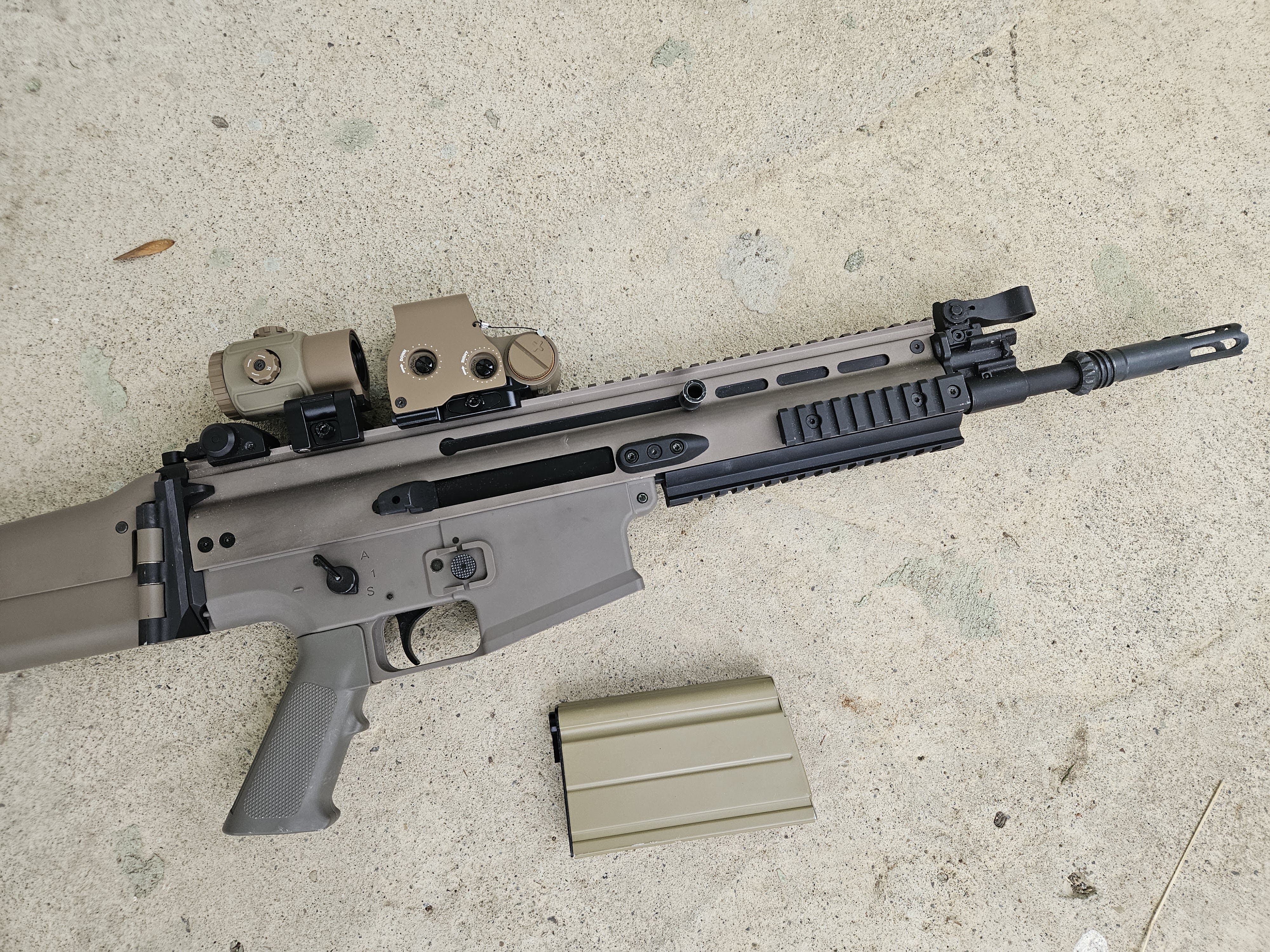 SCAR H 415fps stan bdb z Lipo 11,1V
