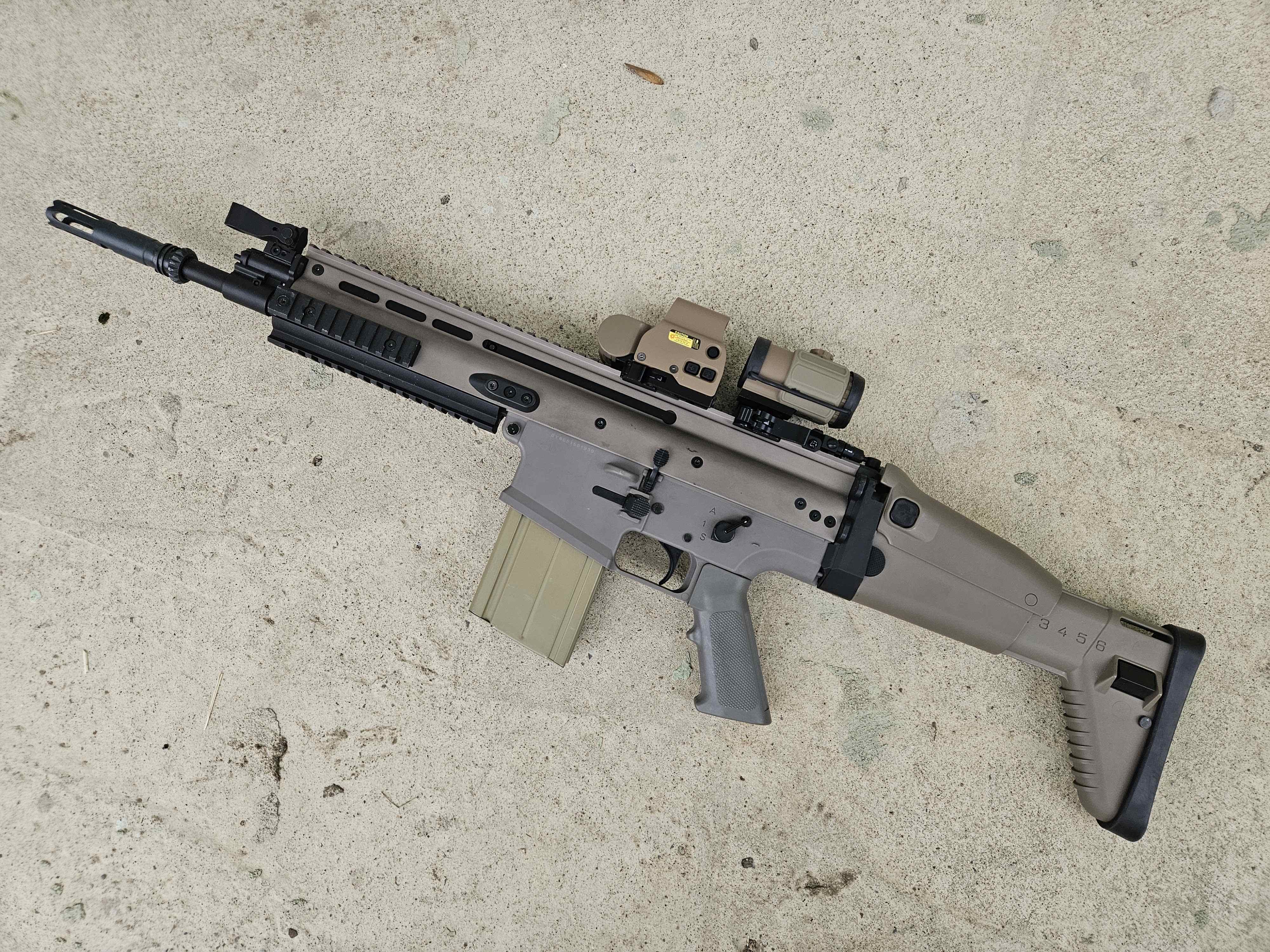 SCAR H 415fps stan bdb z Lipo 11,1V