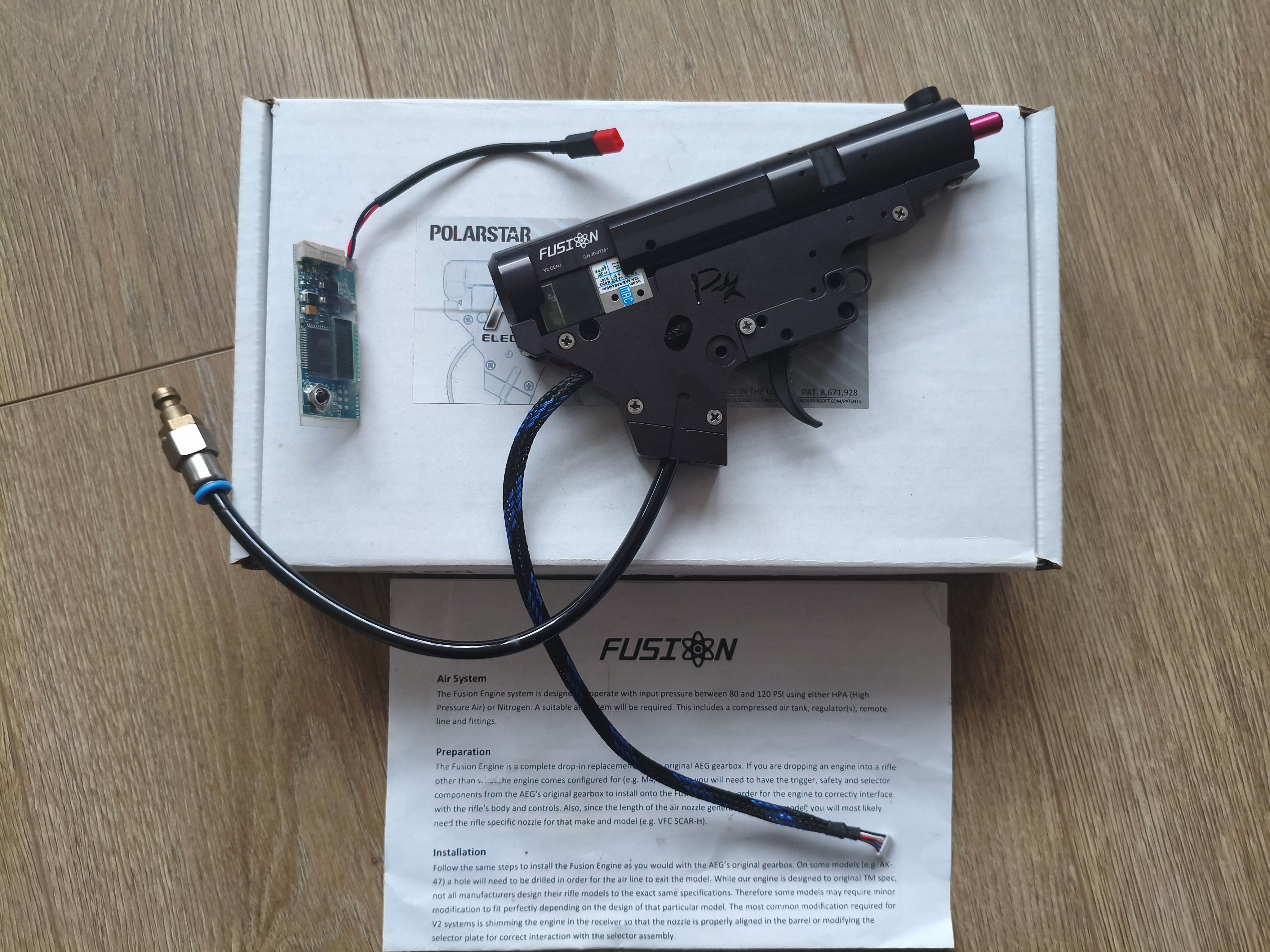 Polarstar Fusion Engine M4 Red Nozzle / red Poppet Red Nozzle / Red Poppet