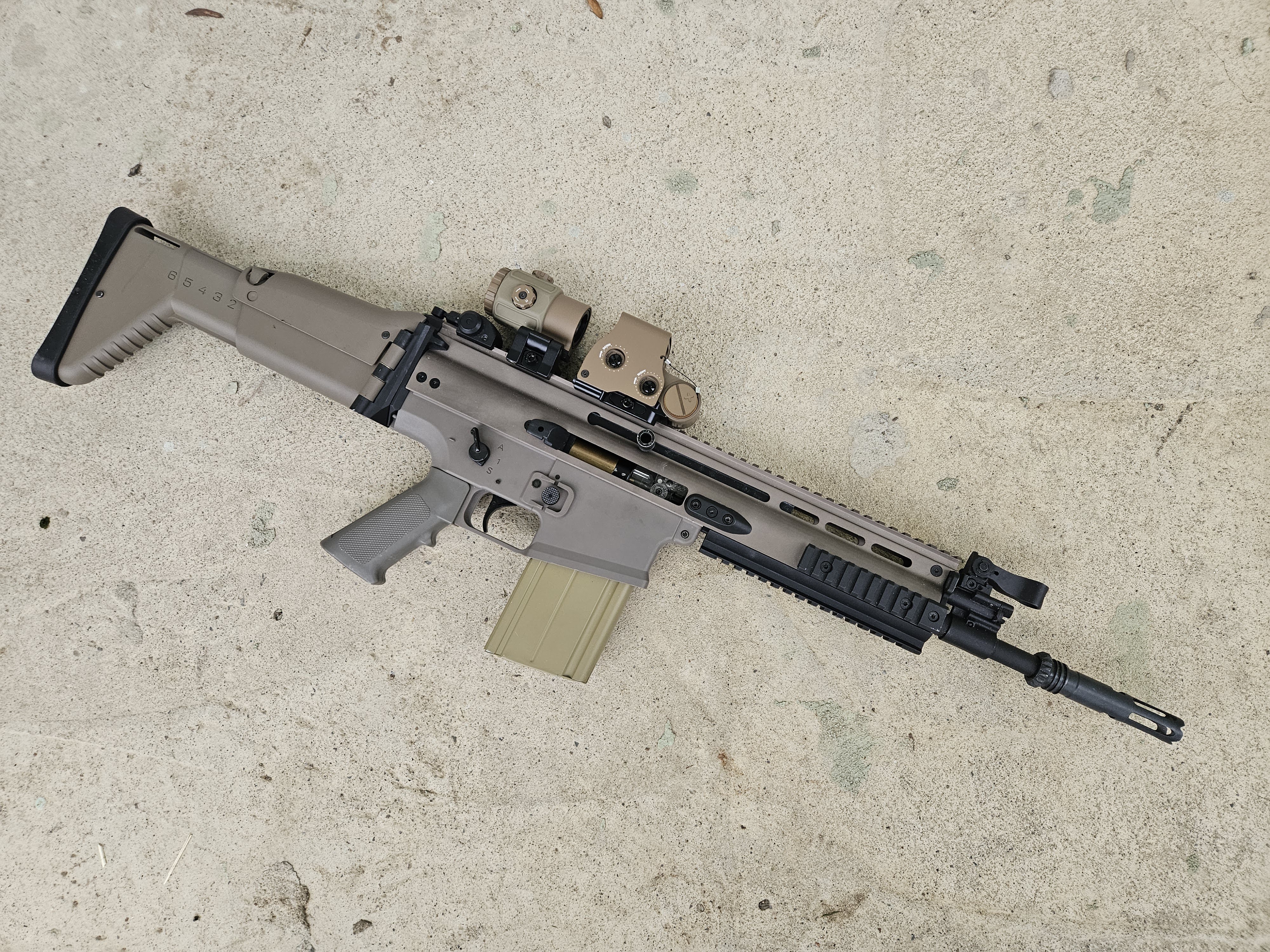 SCAR H 415fps stan bdb z Lipo 11,1V