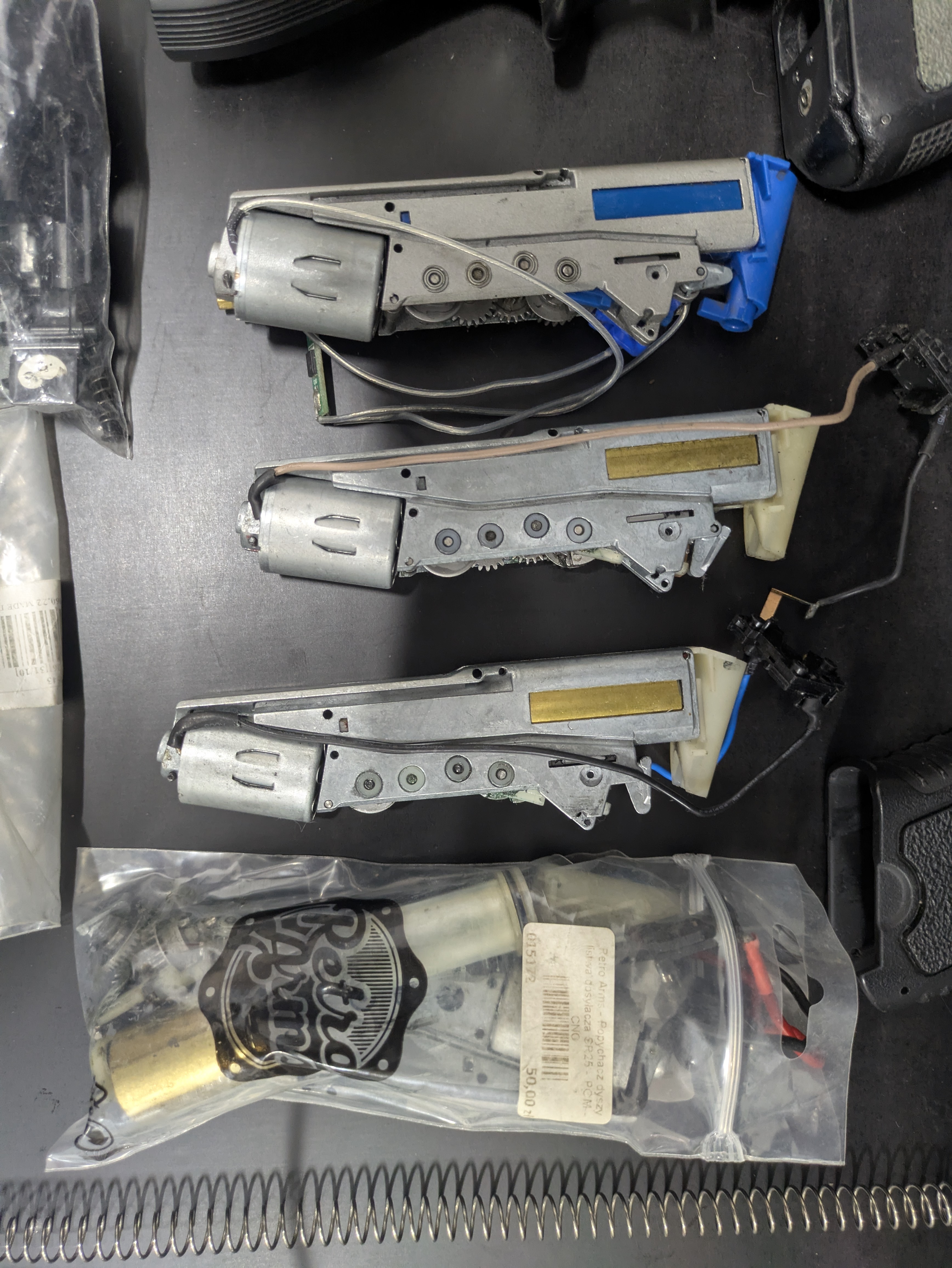 pistolety AEP części