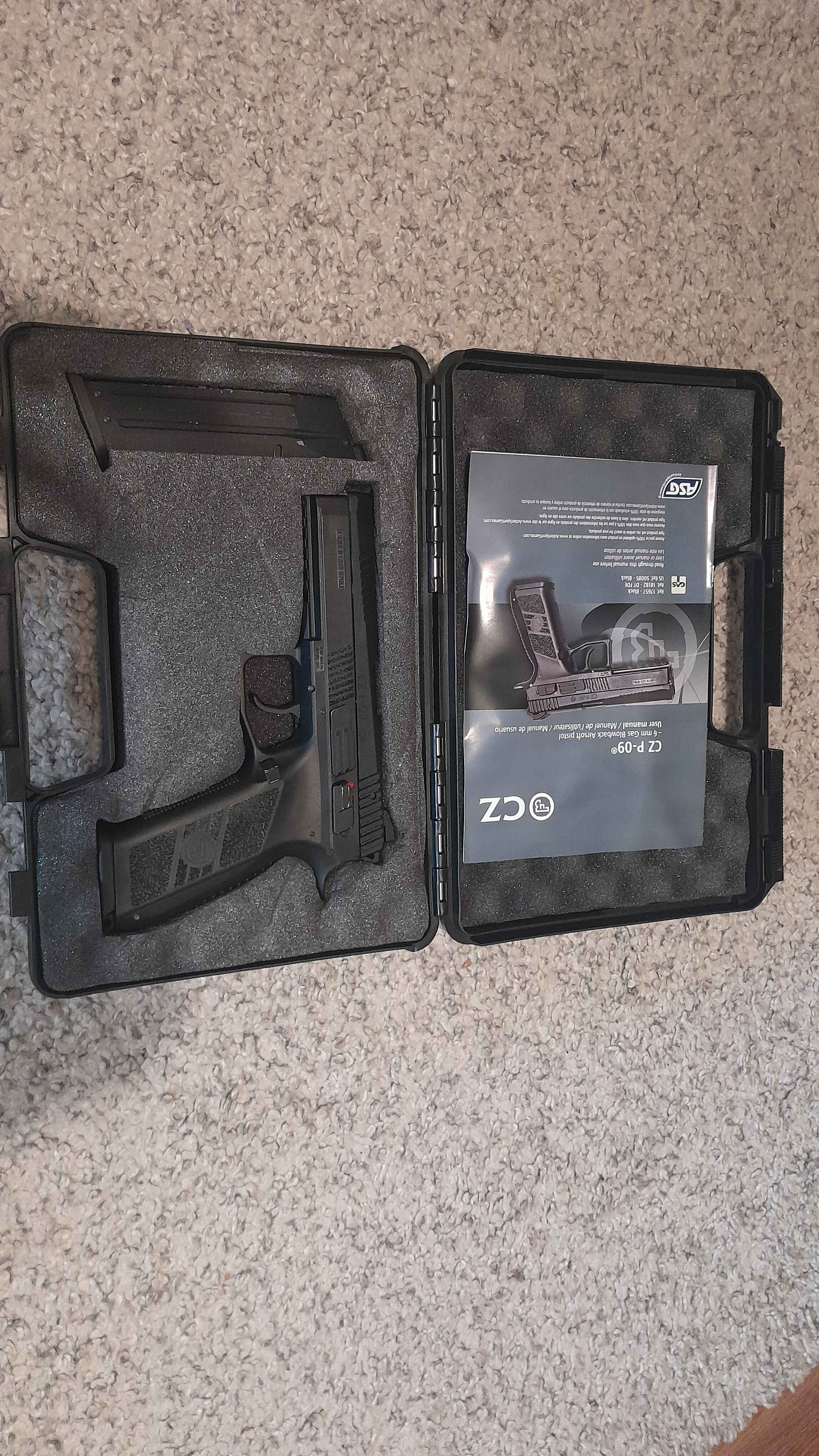 Pistolet ASG CZ P-09 Blow Back Green Gas