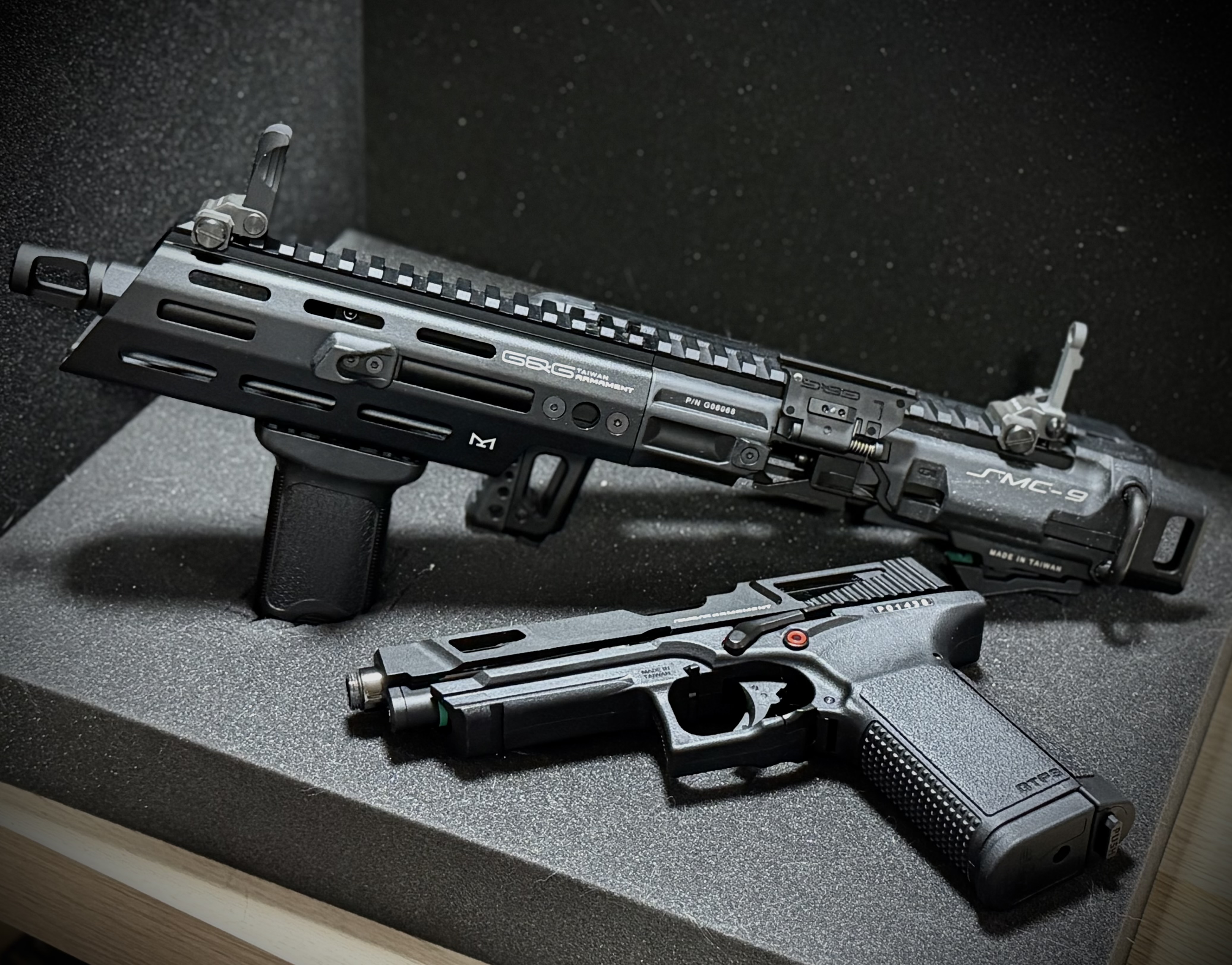 G&G GTP9-MS + konwersja SMC-9 Carbine Kit