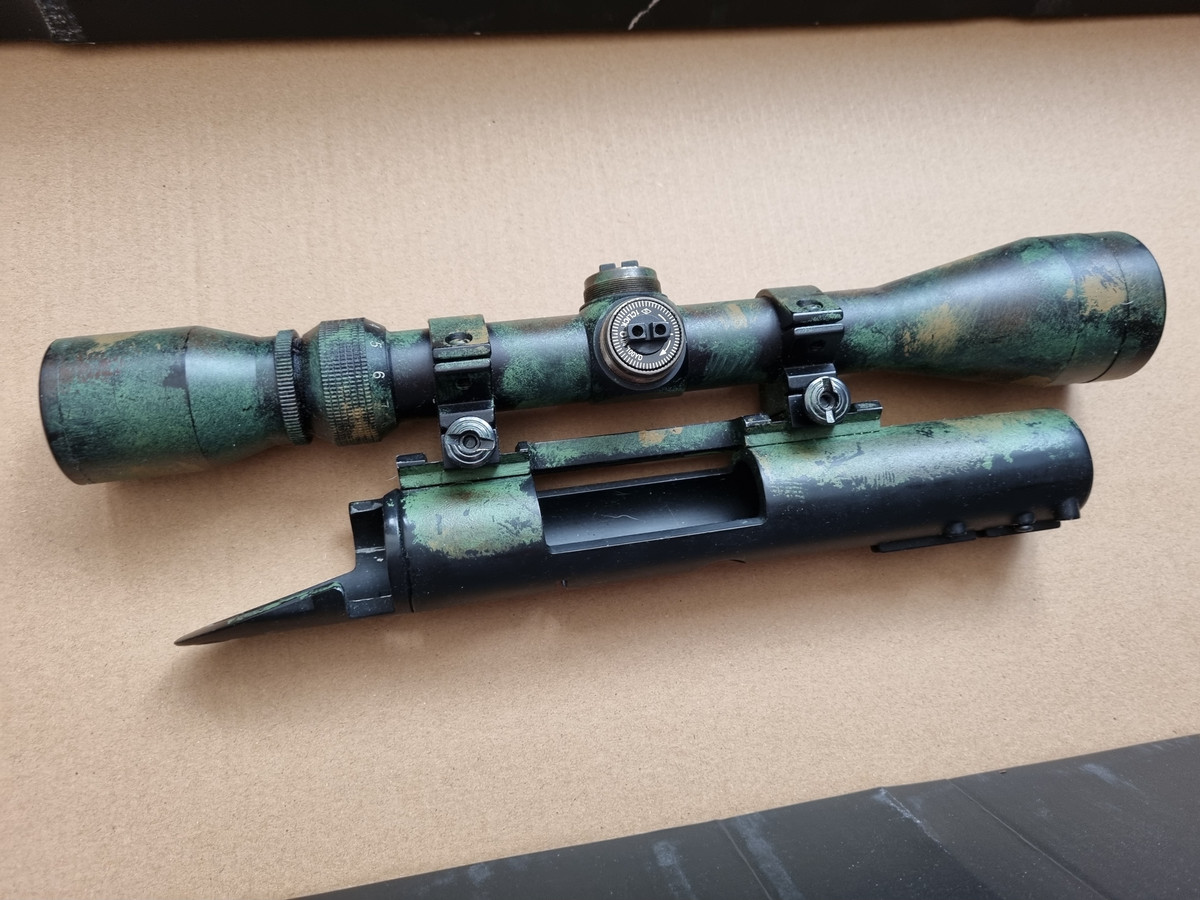 body + luneta + magazynek / APM40 APS / karabin snajperski / camo