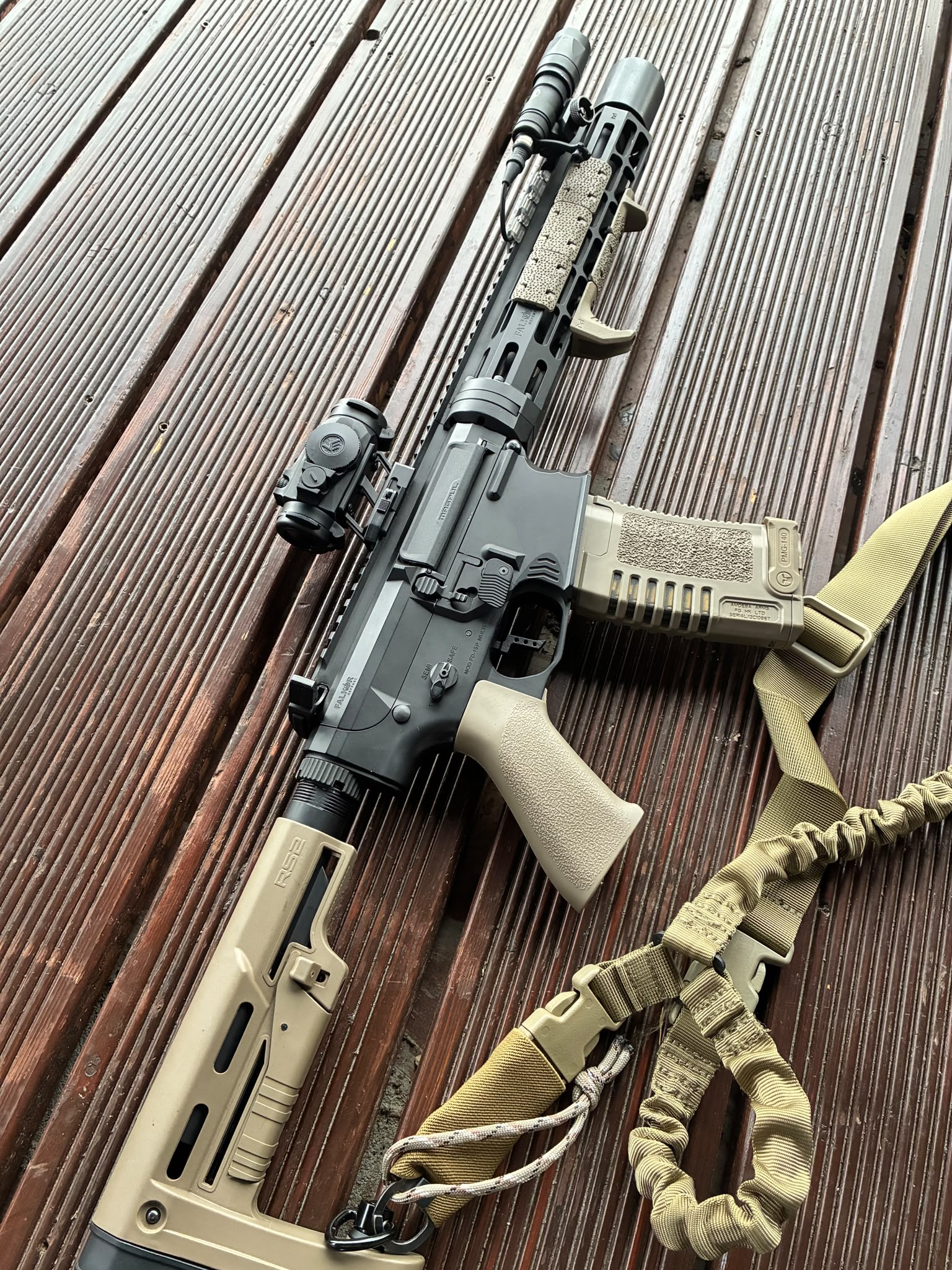Replika karabinka Falkor Phantom SDU2.0 - Czarny