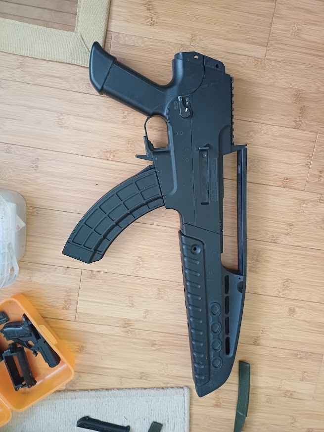 XM8 SRC- muszka i blok gazowy pod odwzorowanie w 3d