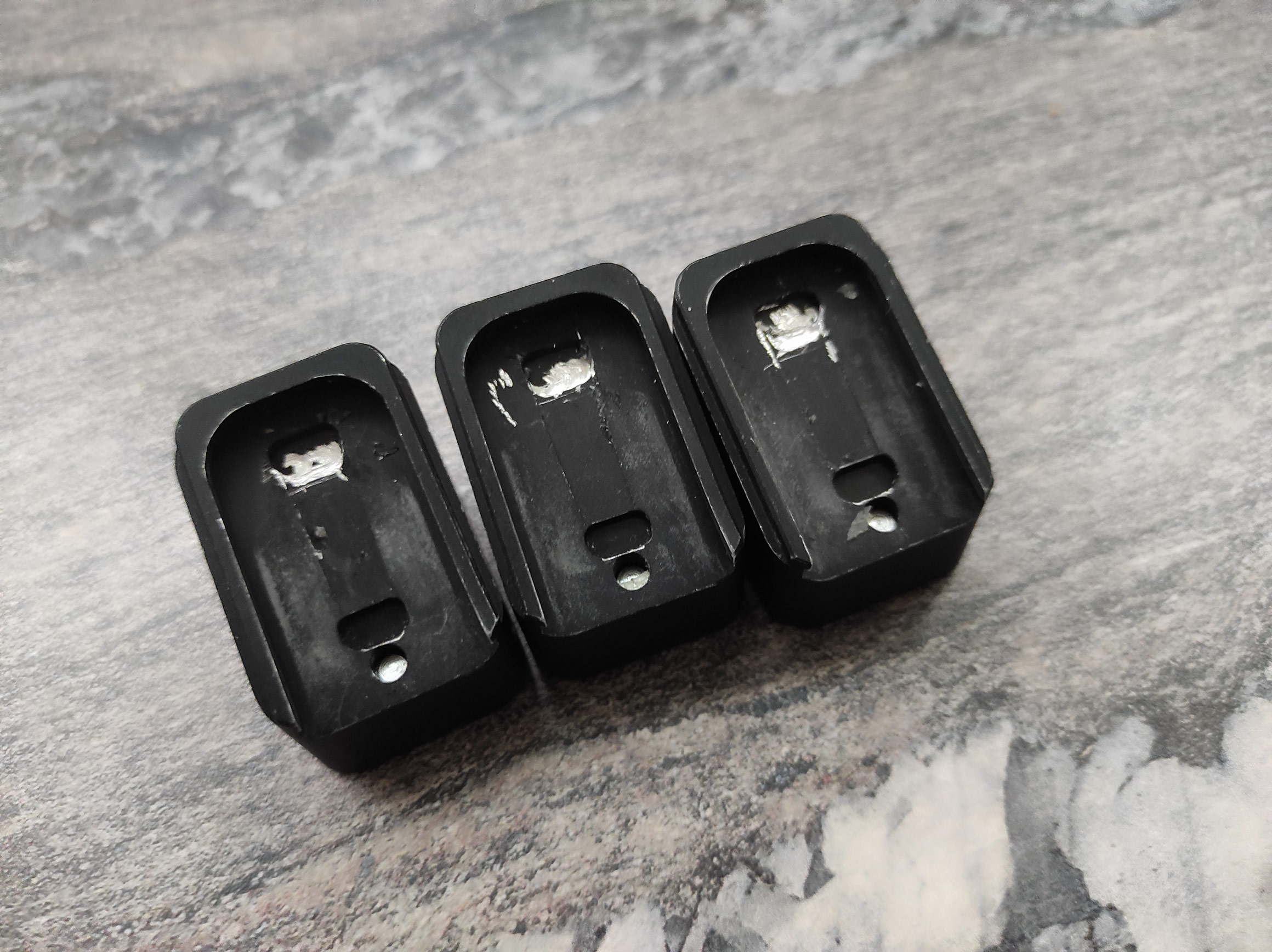 Aluminiowe stopki magazynka Glock