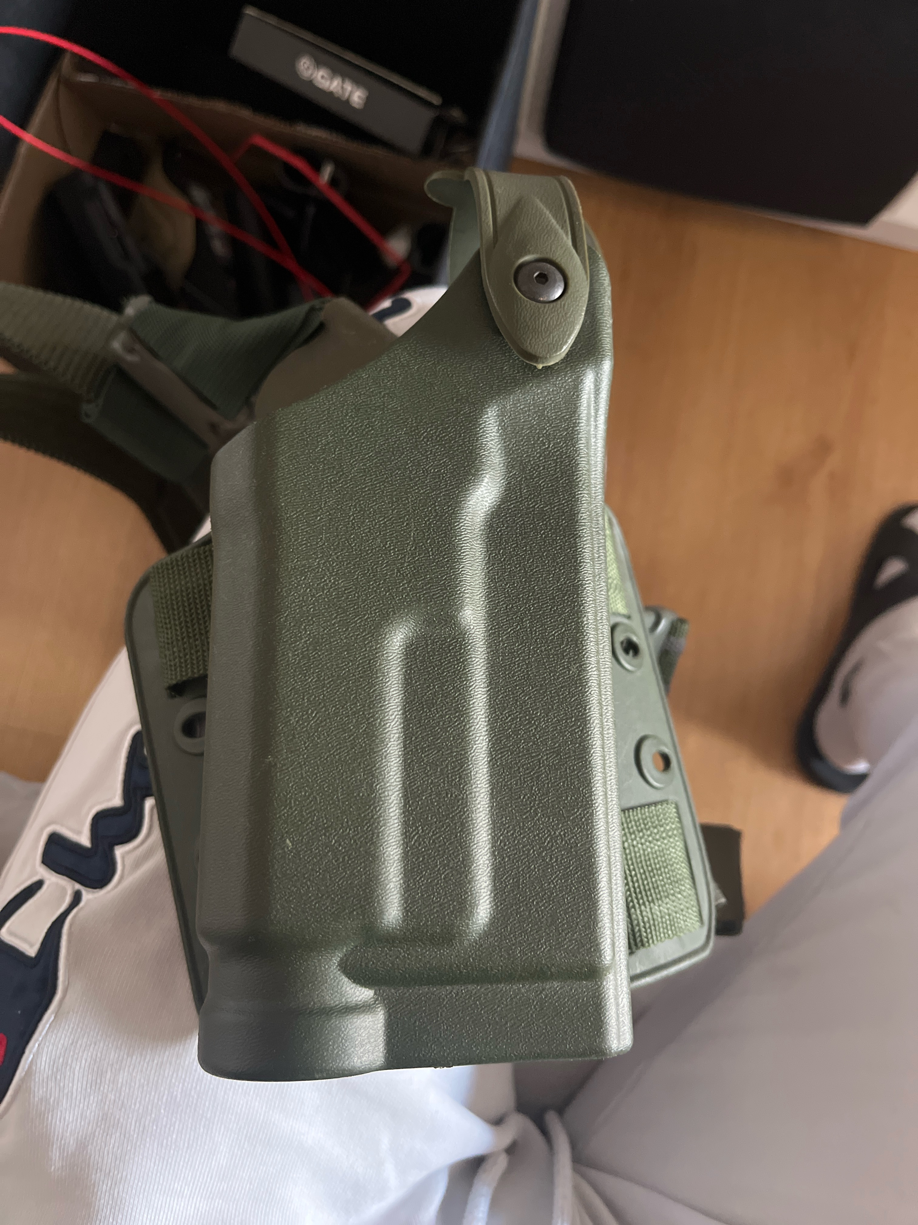 Oryginalna kabura Safariland HK USP + SureFire X200/X300 (Pas + Panel)