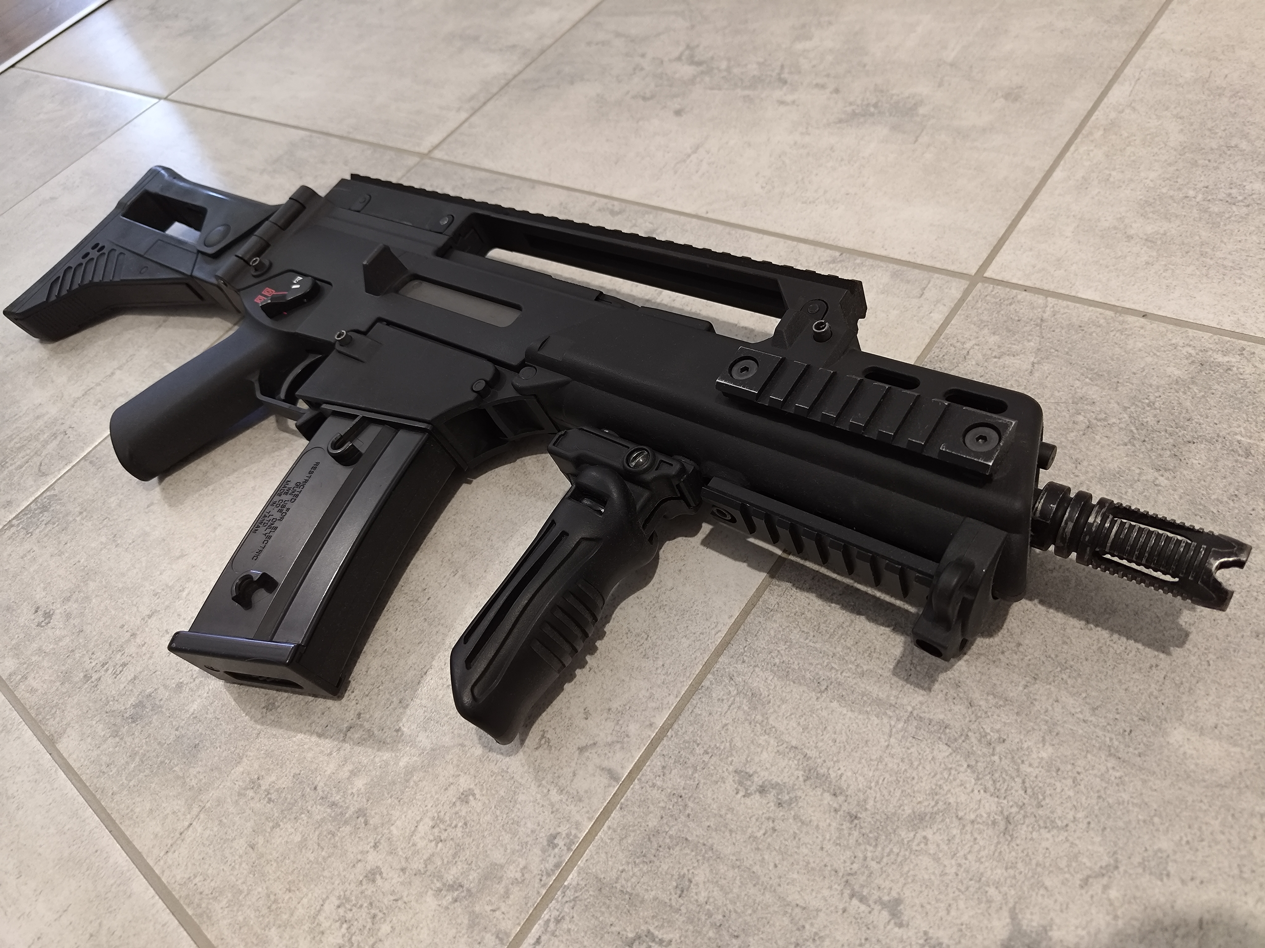 G36C WE, AEG (tuning wytrzymałościowy ~1,15 J)