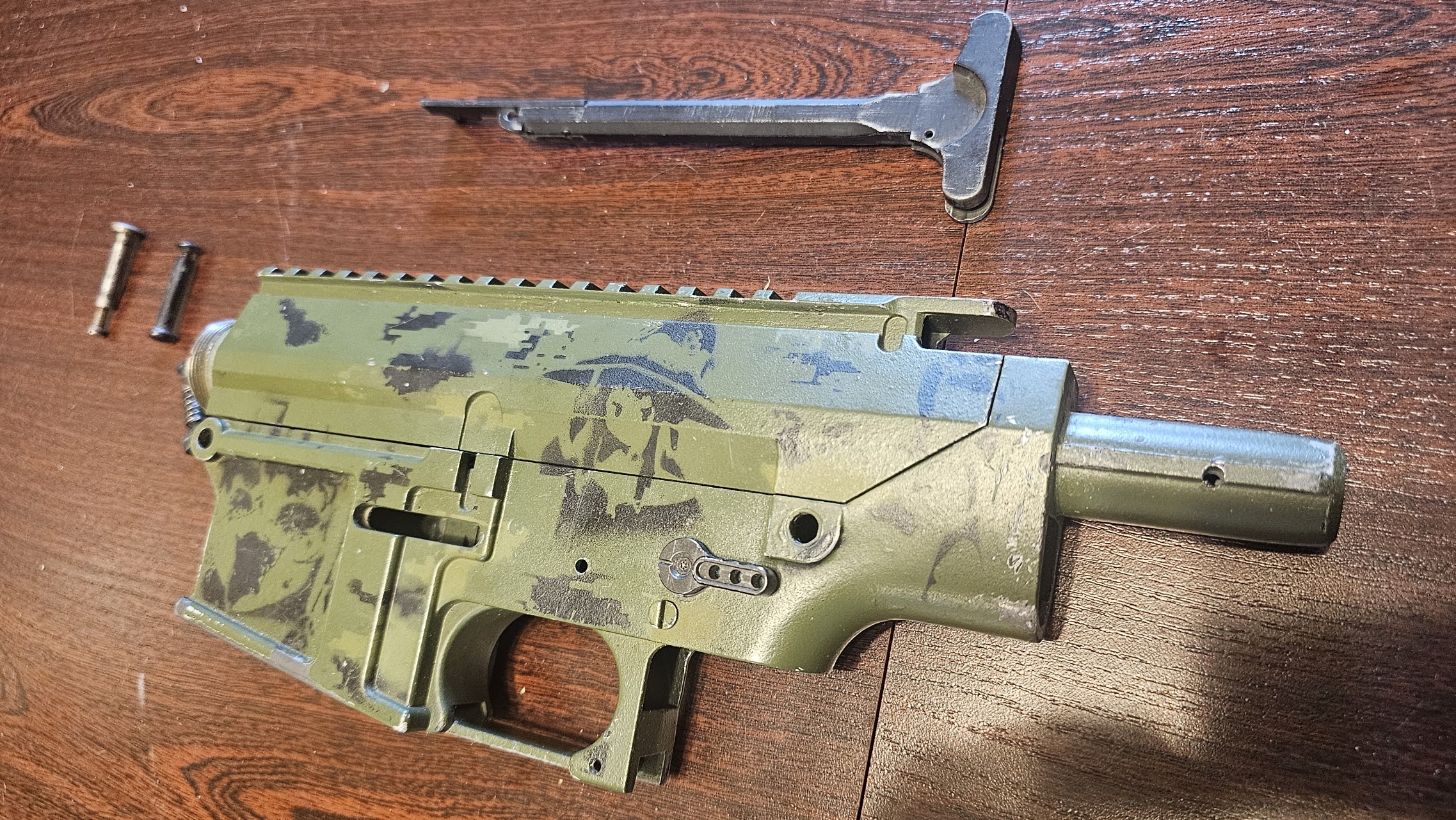 Body SR25 SR-25 A&K DMR, malowanie w anime dziewczynki