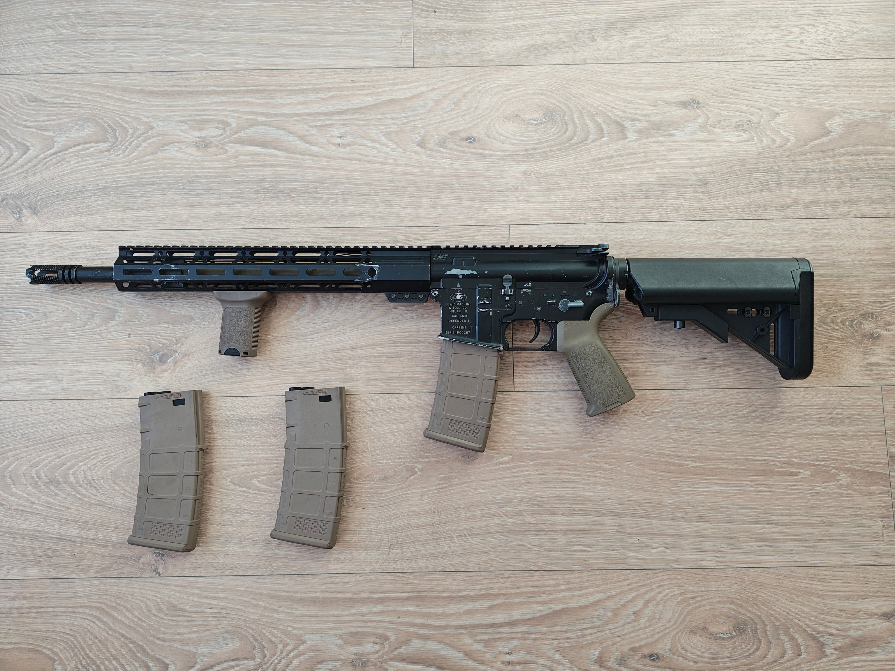 KWA LMT Defender 4 15.6” MLOK 444 fps