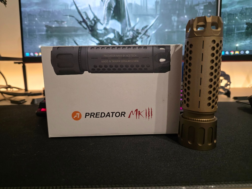 AceTech - Tłumik płomienia z montażem QD Predator MKIII