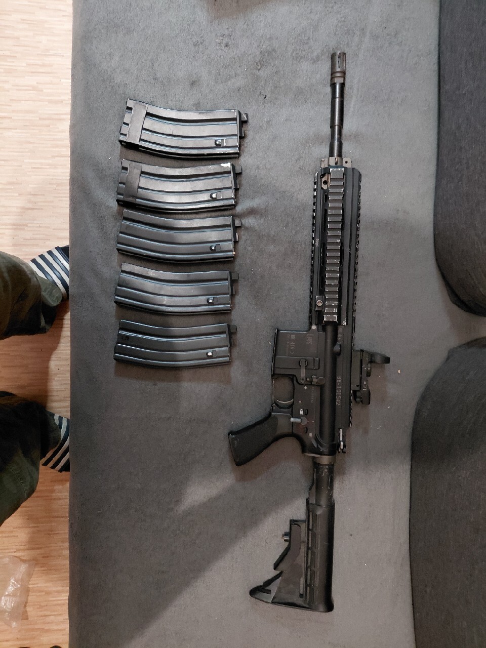 HK 416D WE close bolt gbbr + magazynki