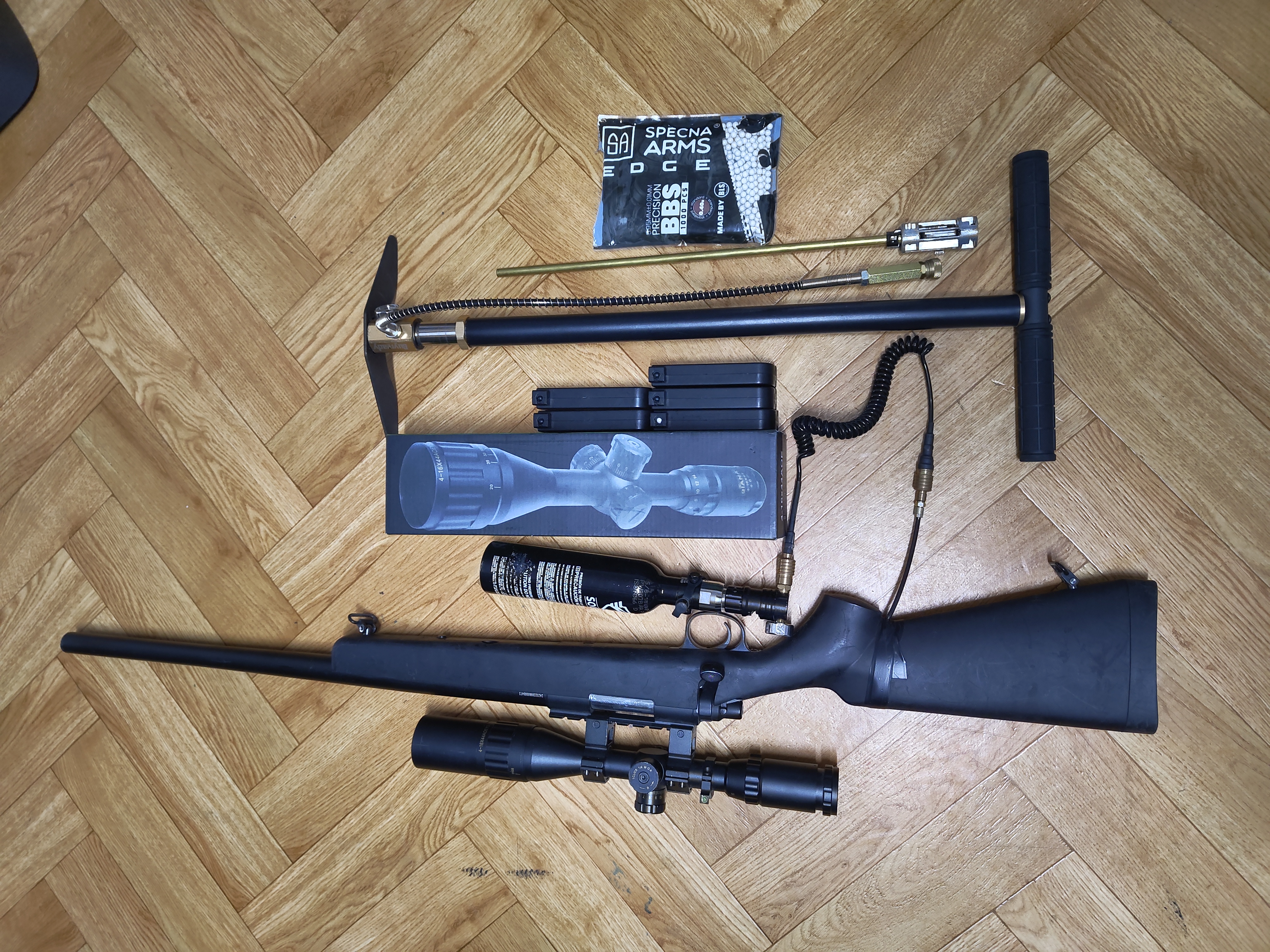 Sprzedam snajperkę po konwersji na hpa. Mancraft