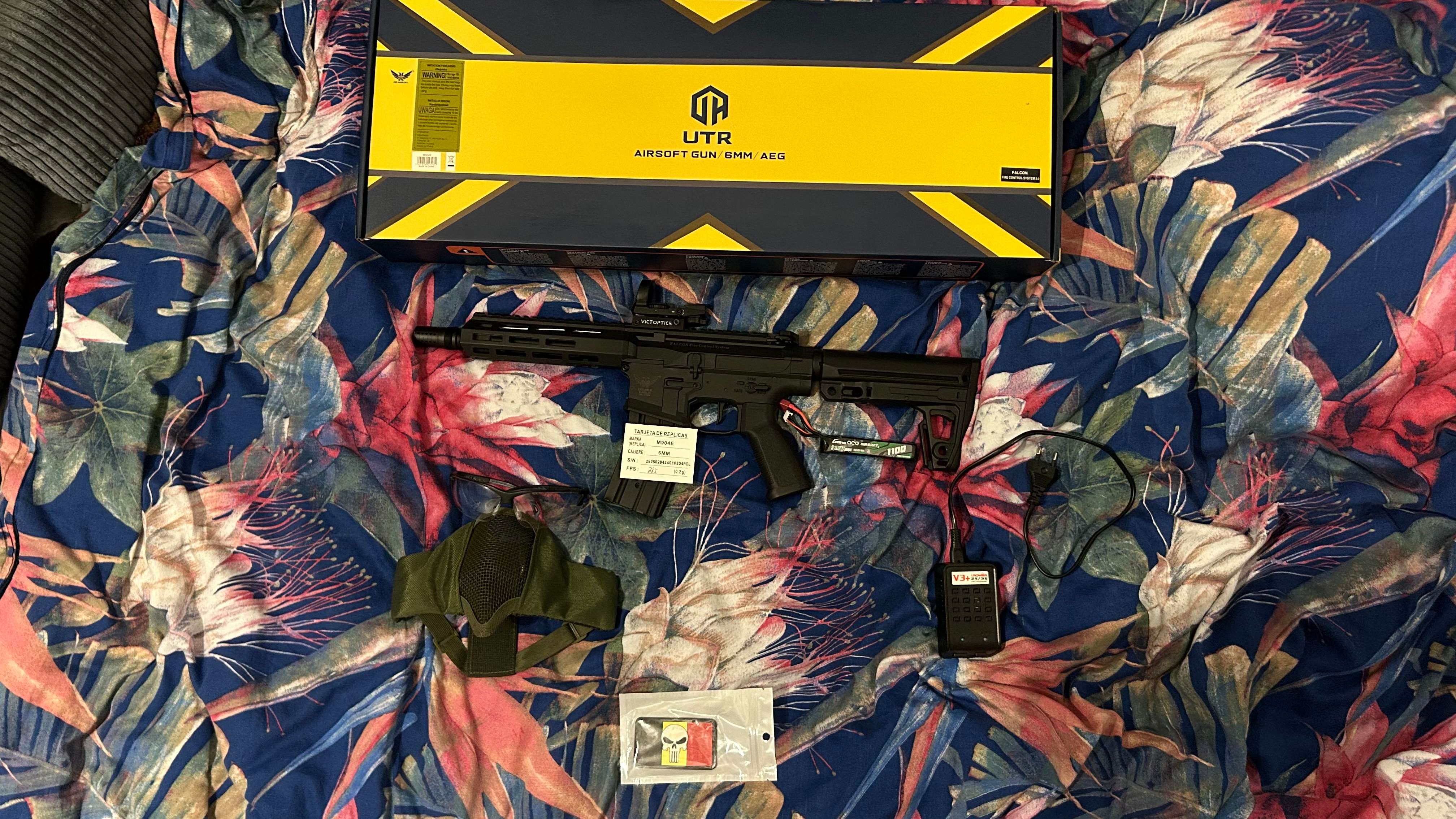 [SPRZEDAM] Idealny Zestaw Startowy ASG: M904E Falcon 3.0 + Kolimator + LiPo + Akcesoria | STAN IGŁA (Gwarancja od 31.08)