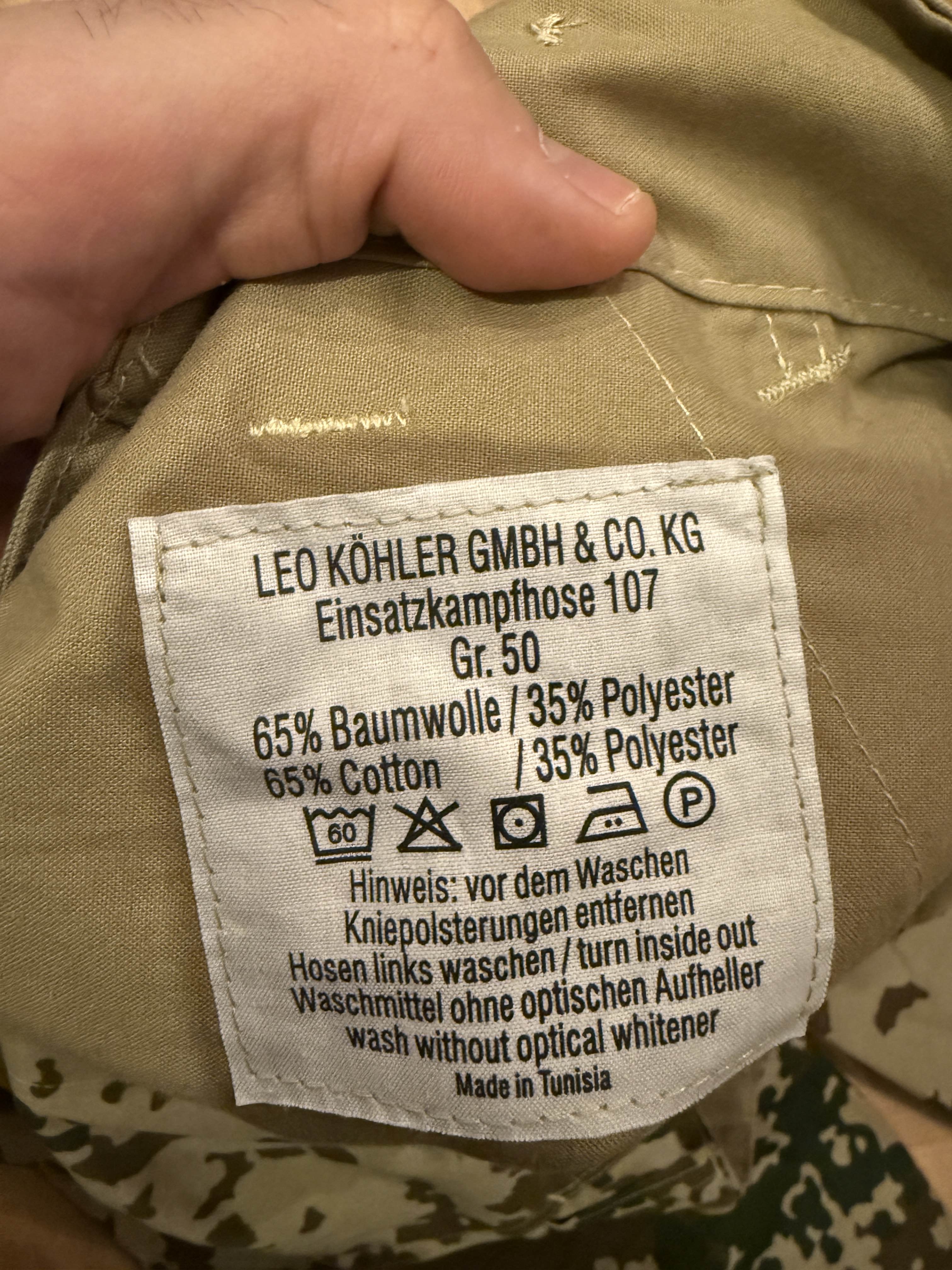 Spodnie KSK tropentarn Leo Kohler