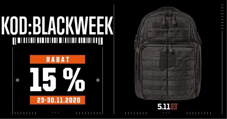 Black Week w 5.11 Tactical trwa!