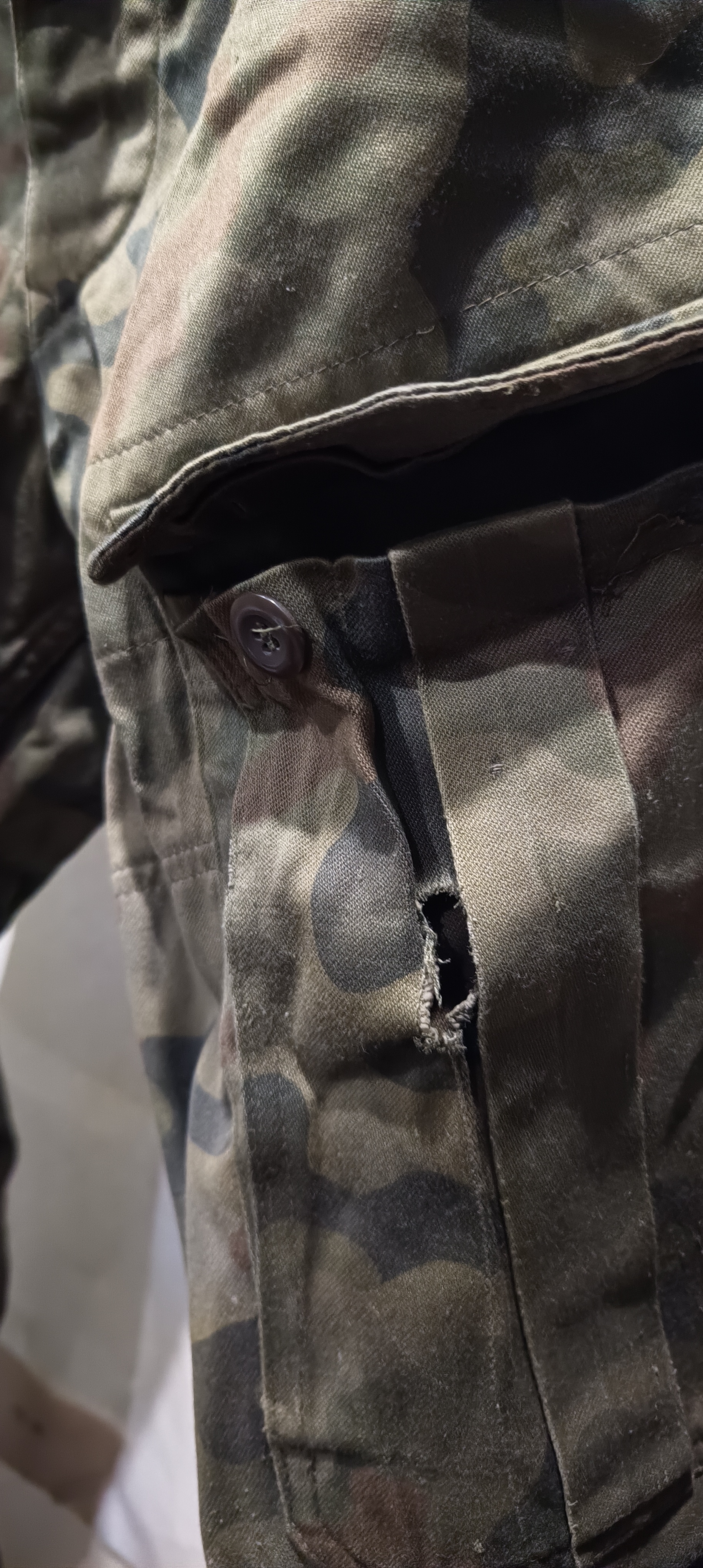 Spodnie mundurowe wz93 w słabym stanie