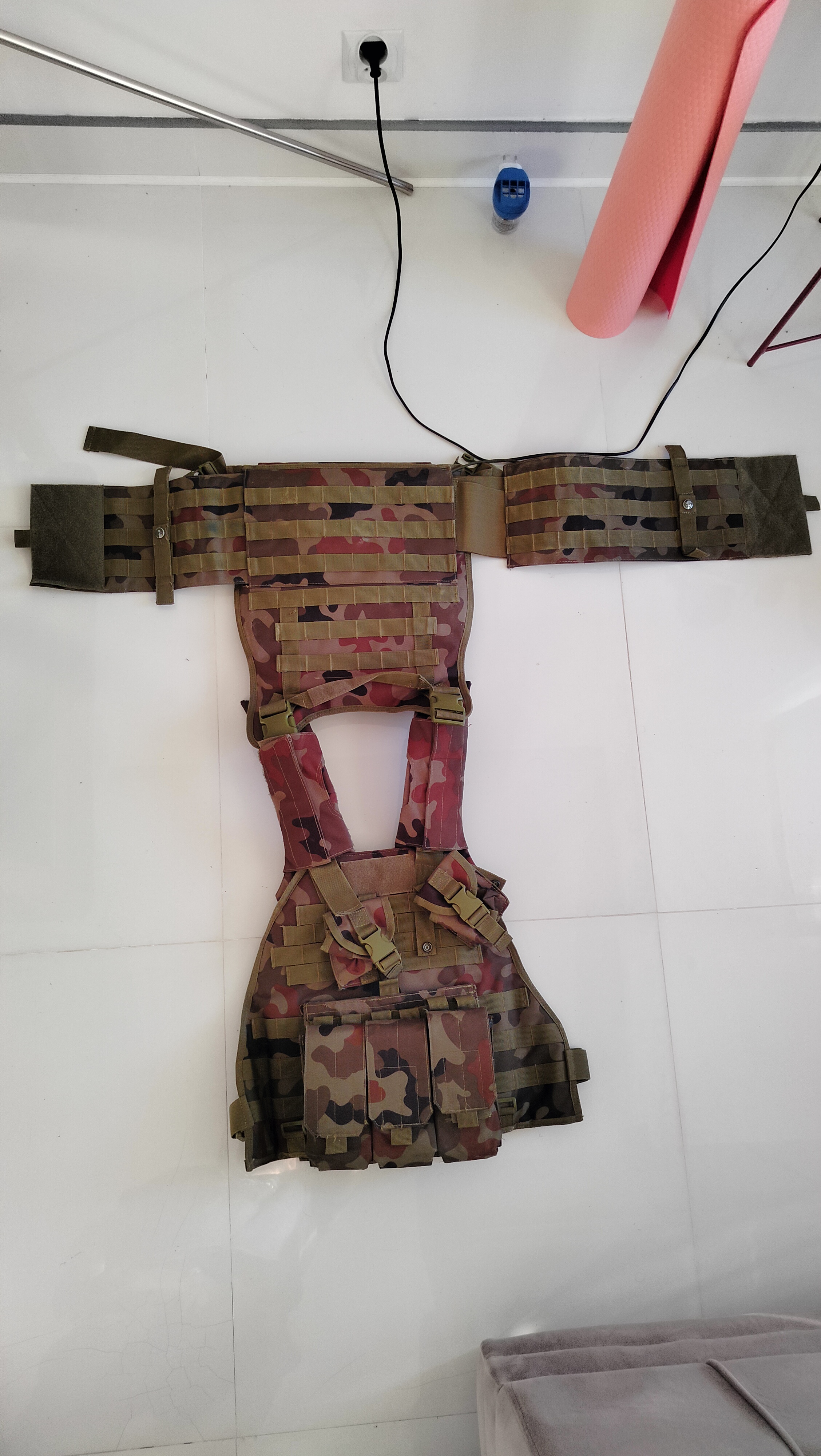 Kamizelka taktyczna GFC Plate Carrier - wz.93 Pantera PL Woodland