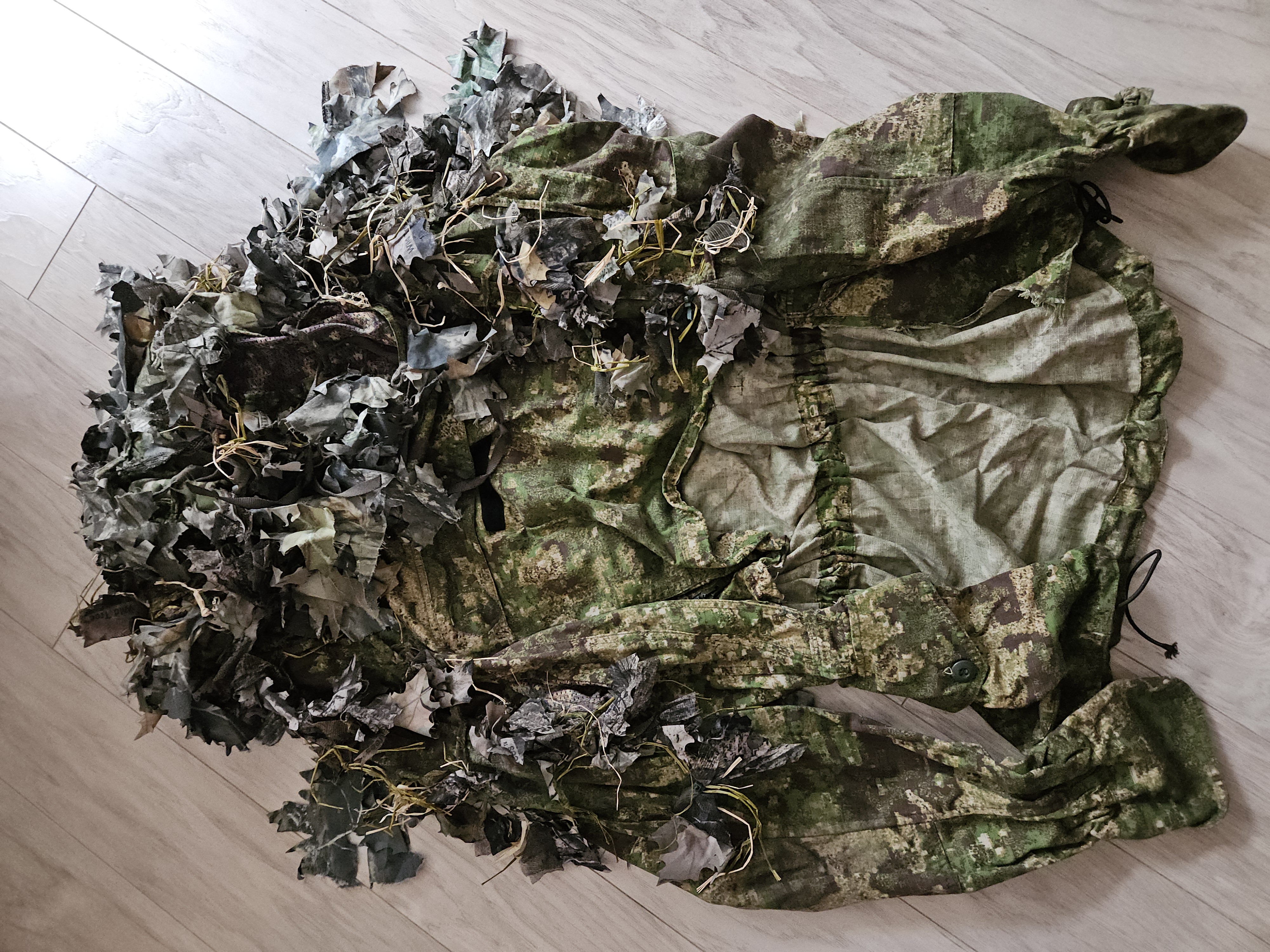 Gazy, kamizelka, kurtka/maskowanie