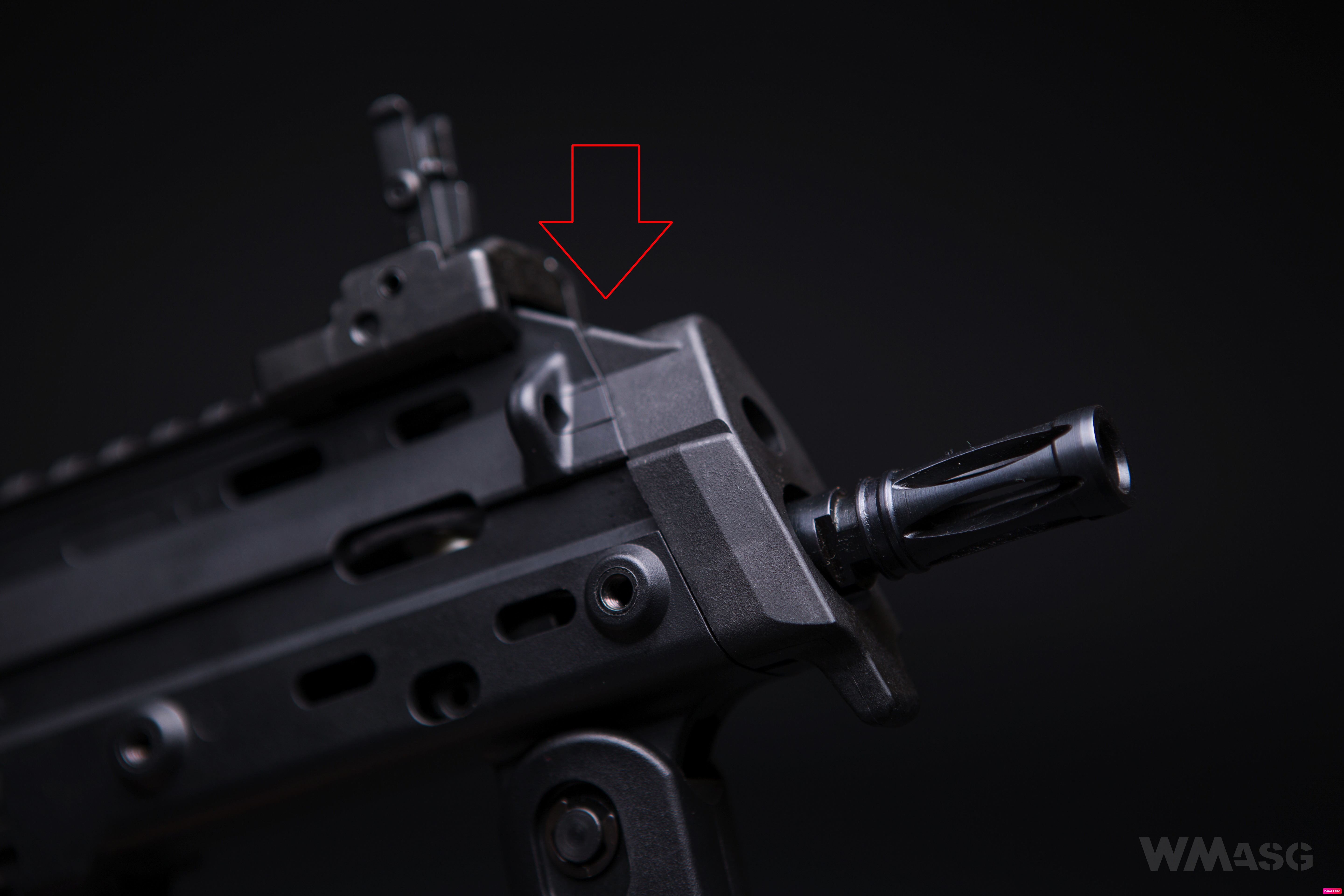 HK MP7A1 AEG - Umarex/VFC - z zewnątrz