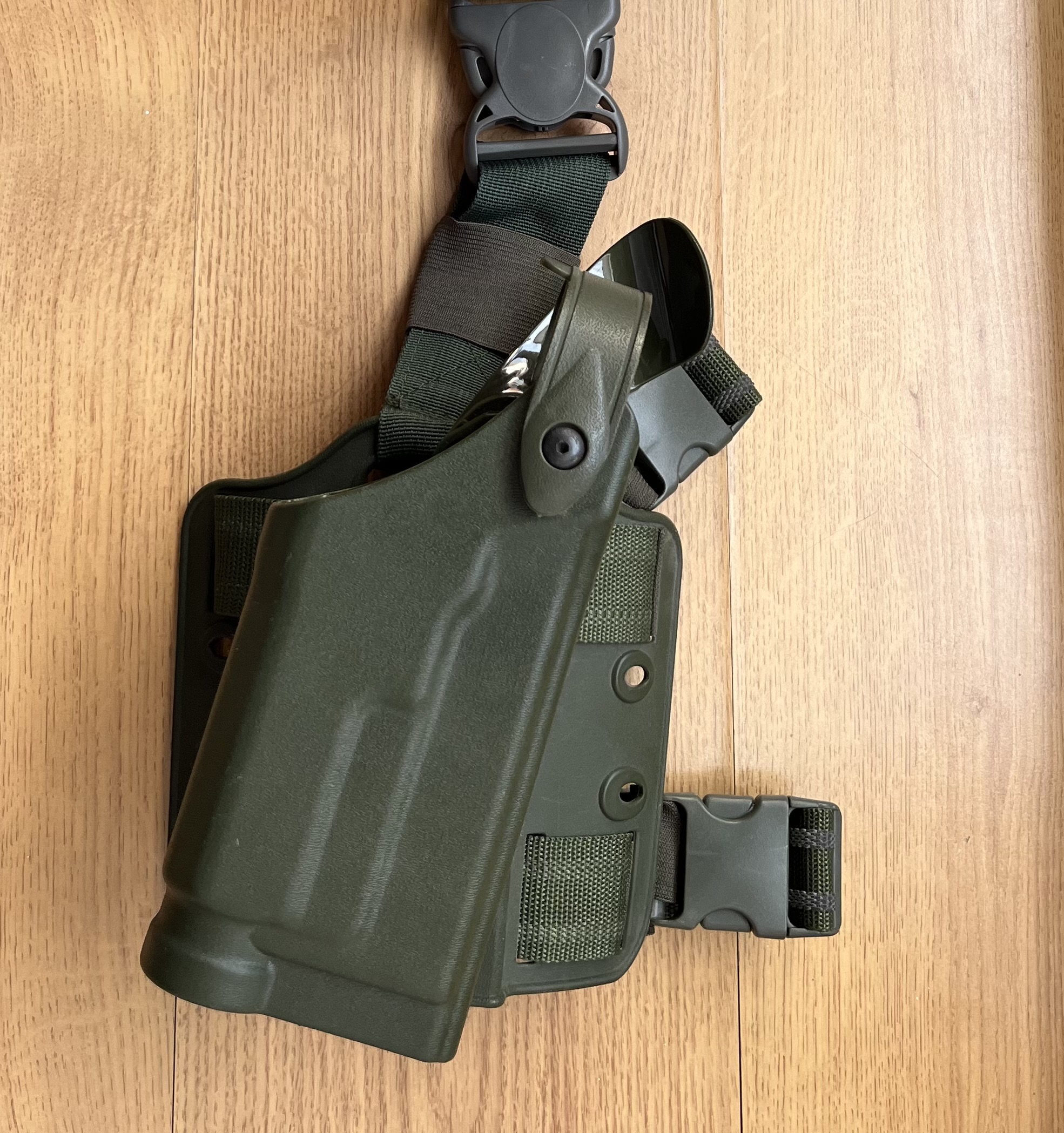 Oryginalna kabura Safariland HK USP + SureFire X200/X300 (Pas + Panel)