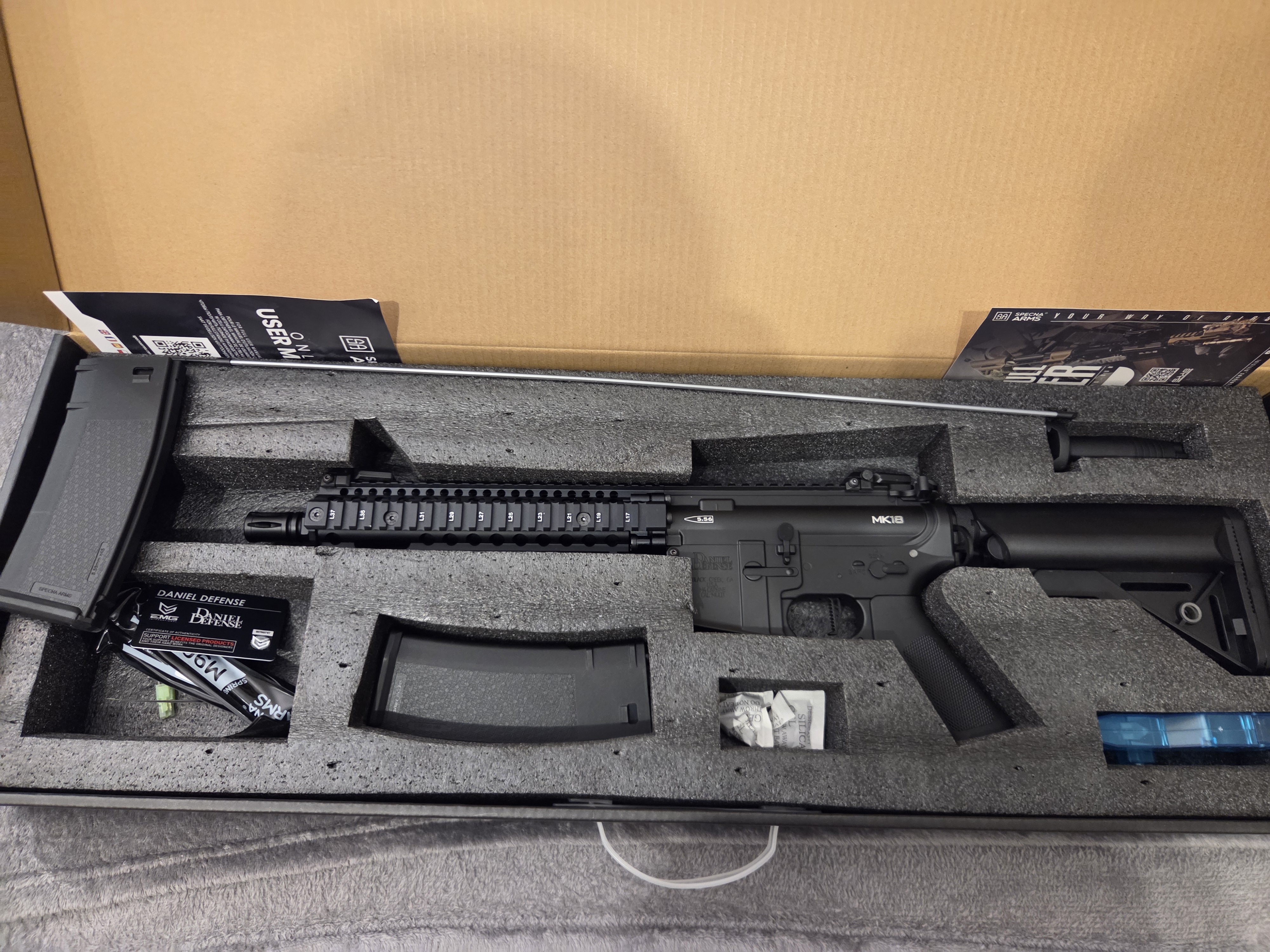 Specna Arms Daniel Defense MK18 SA-P19 PRIME BLDC Aster II ETU Nowa