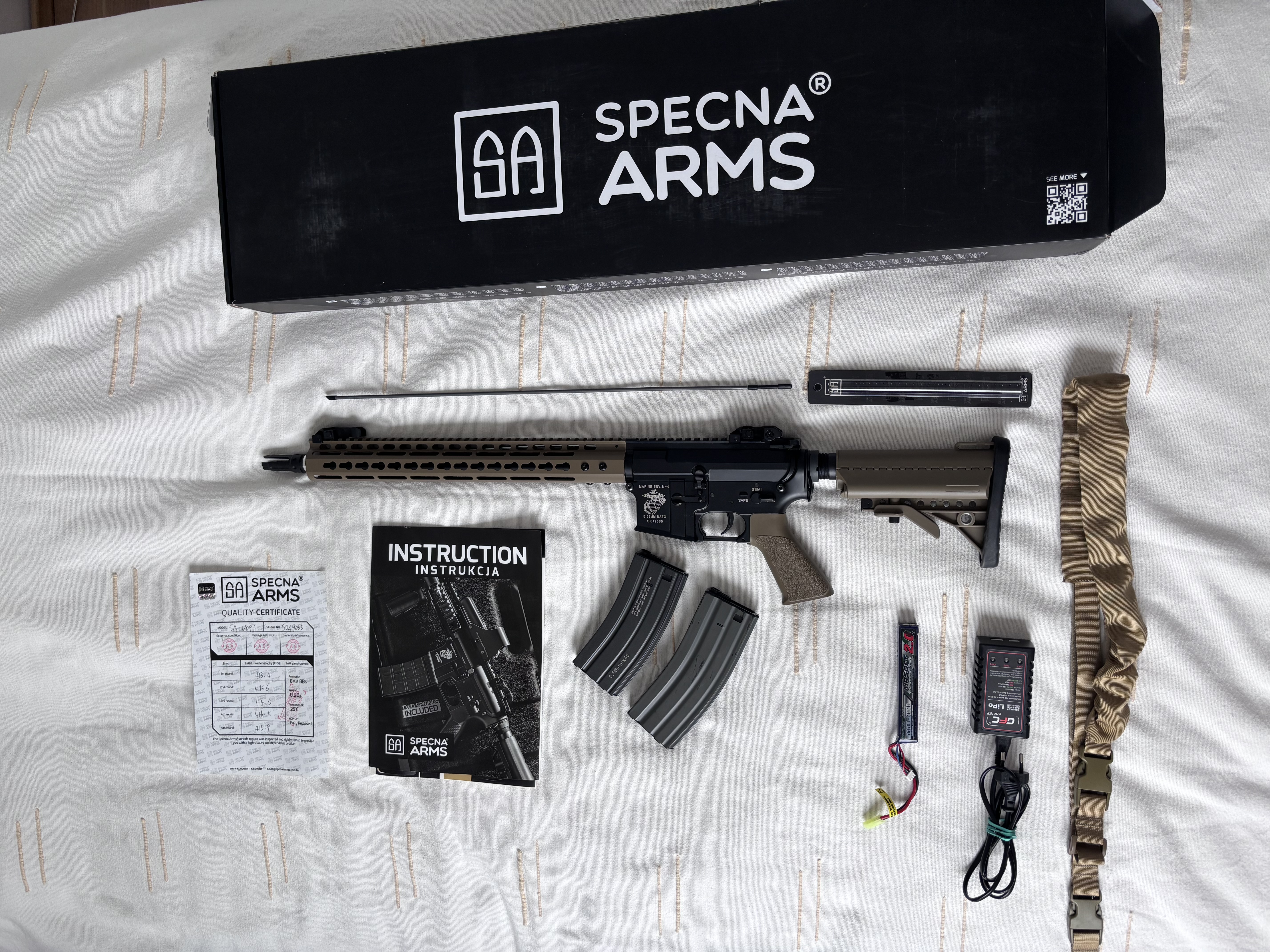 Replika karabinka SA-V09-HT ONE - Half Tan