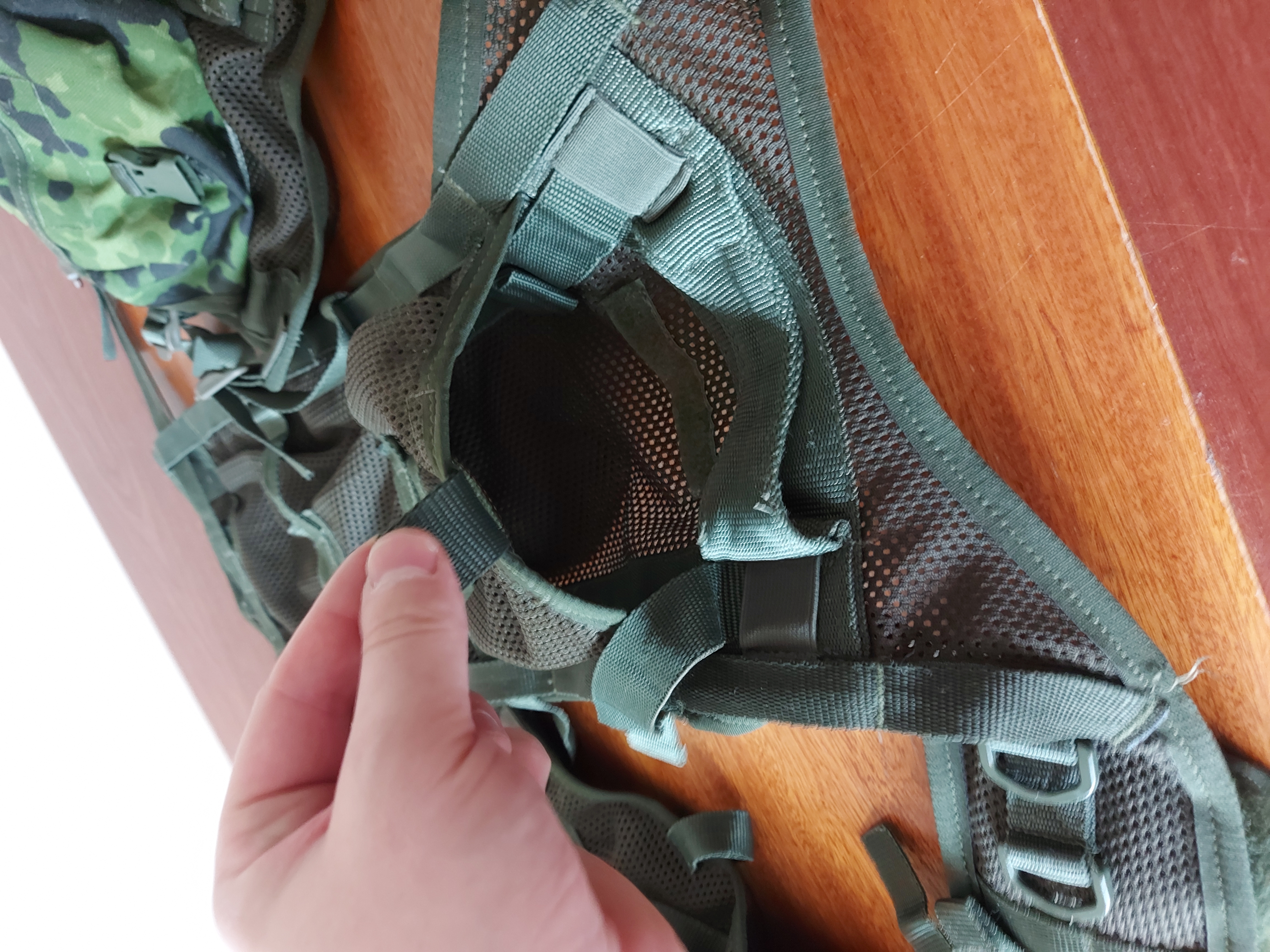 Kamizelka taktyczna - duński kamuflaż M84, cordura; unikat; ASG