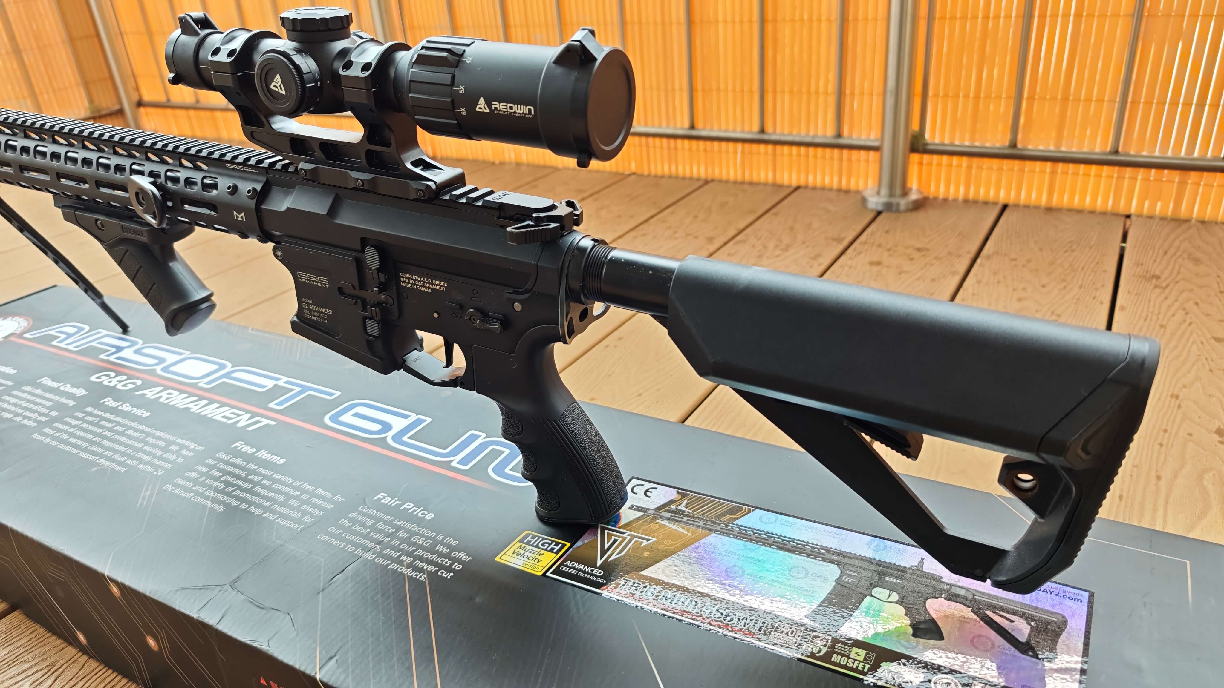 DMR G&G TR16 556, tuning + lufa Mancraft karbon