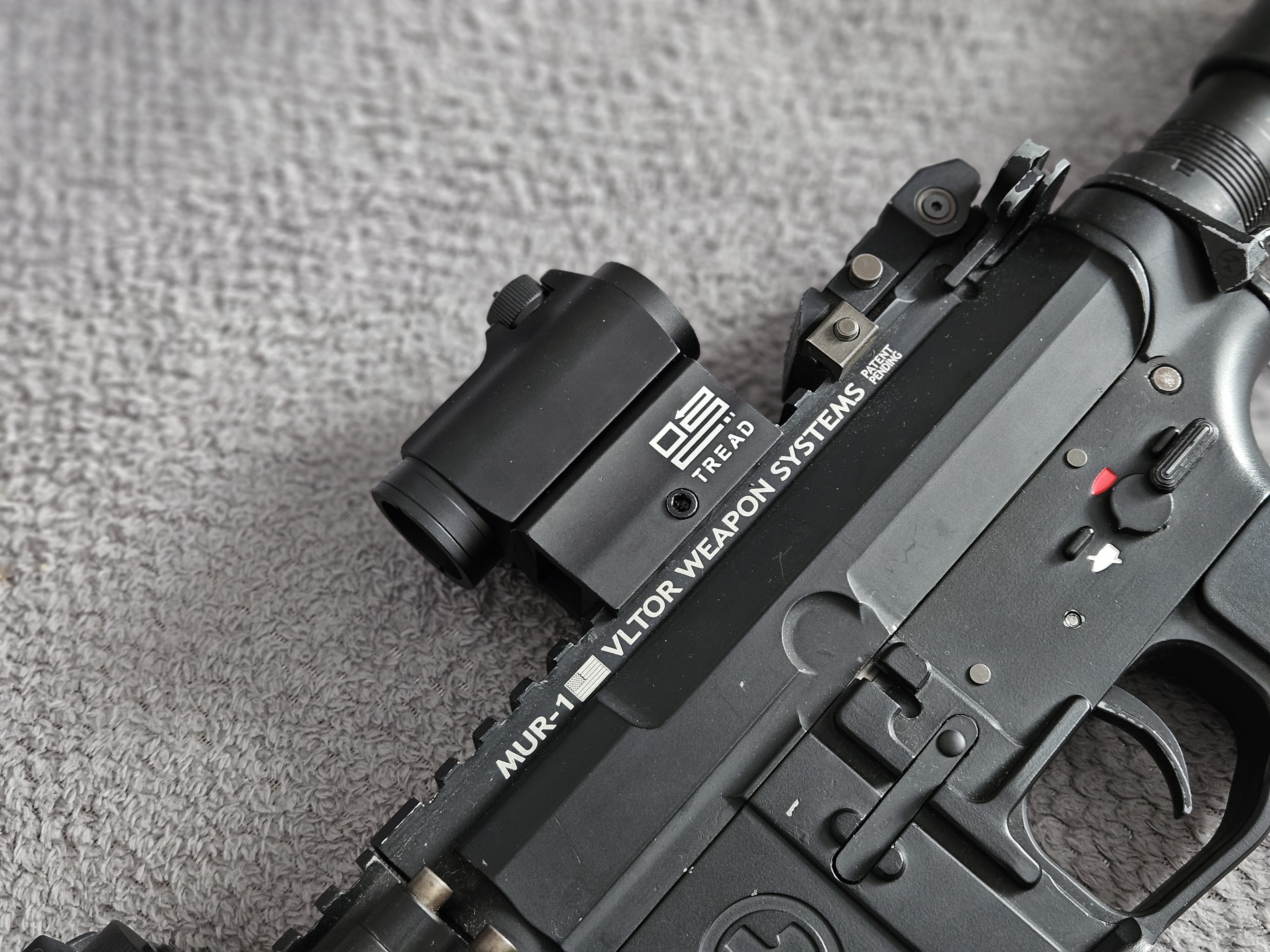 Kolimator AIM-O Aimpoint micro T1 replika, różne montaże wysoki, niski, QD