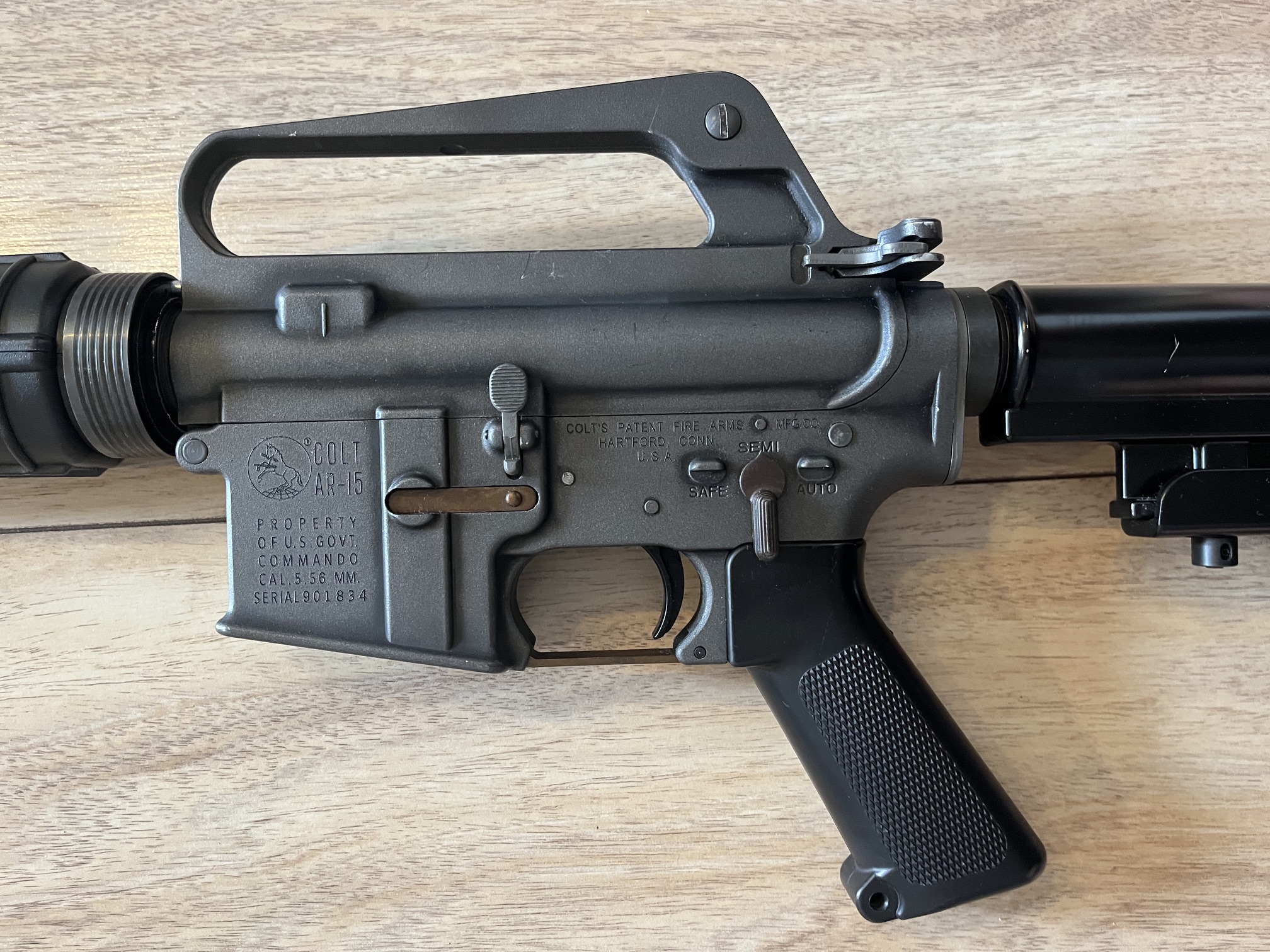 WE XM177E1 GBBR, aluminiowa kolba.